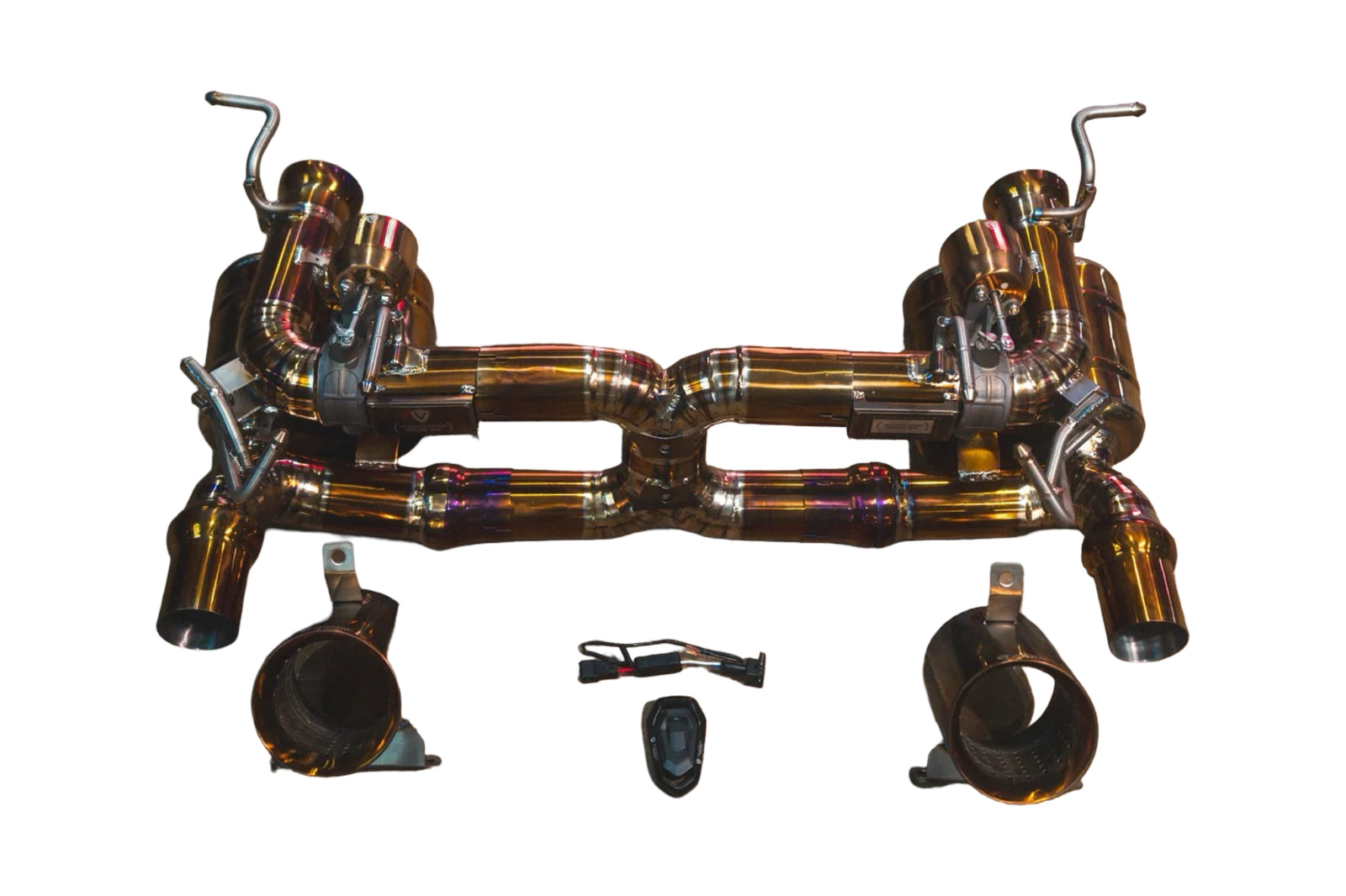 Valvetronic Designs - FER.458S.VSES.TI - Exhaust System Kit