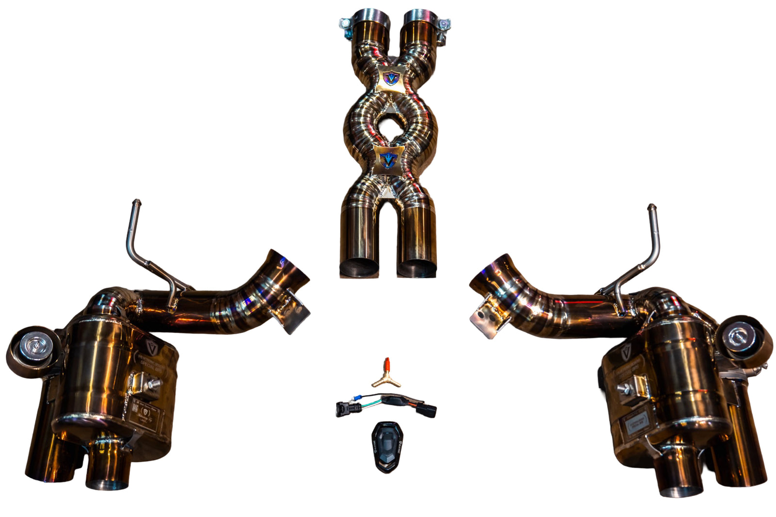 Valvetronic Designs - FER.F12.VSES.TI - Exhaust System Kit