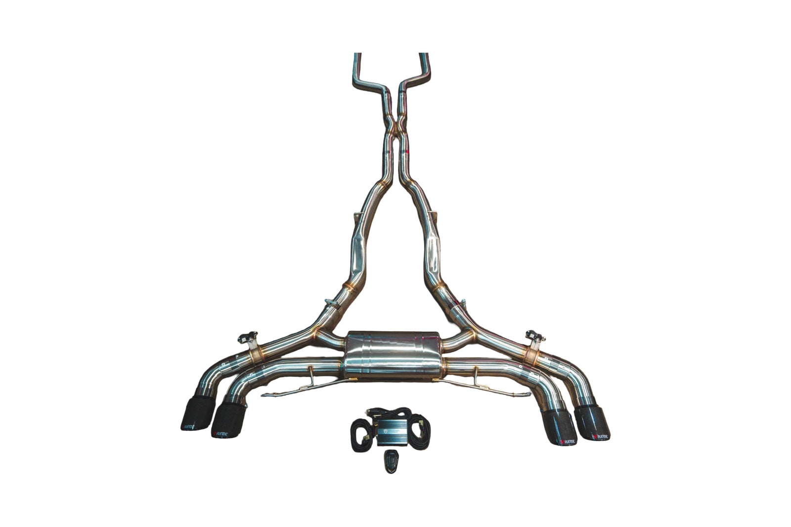 Valvetronic Designs - BMW.F95.X5M.VSES.BR.BRSH - Exhaust System Kit