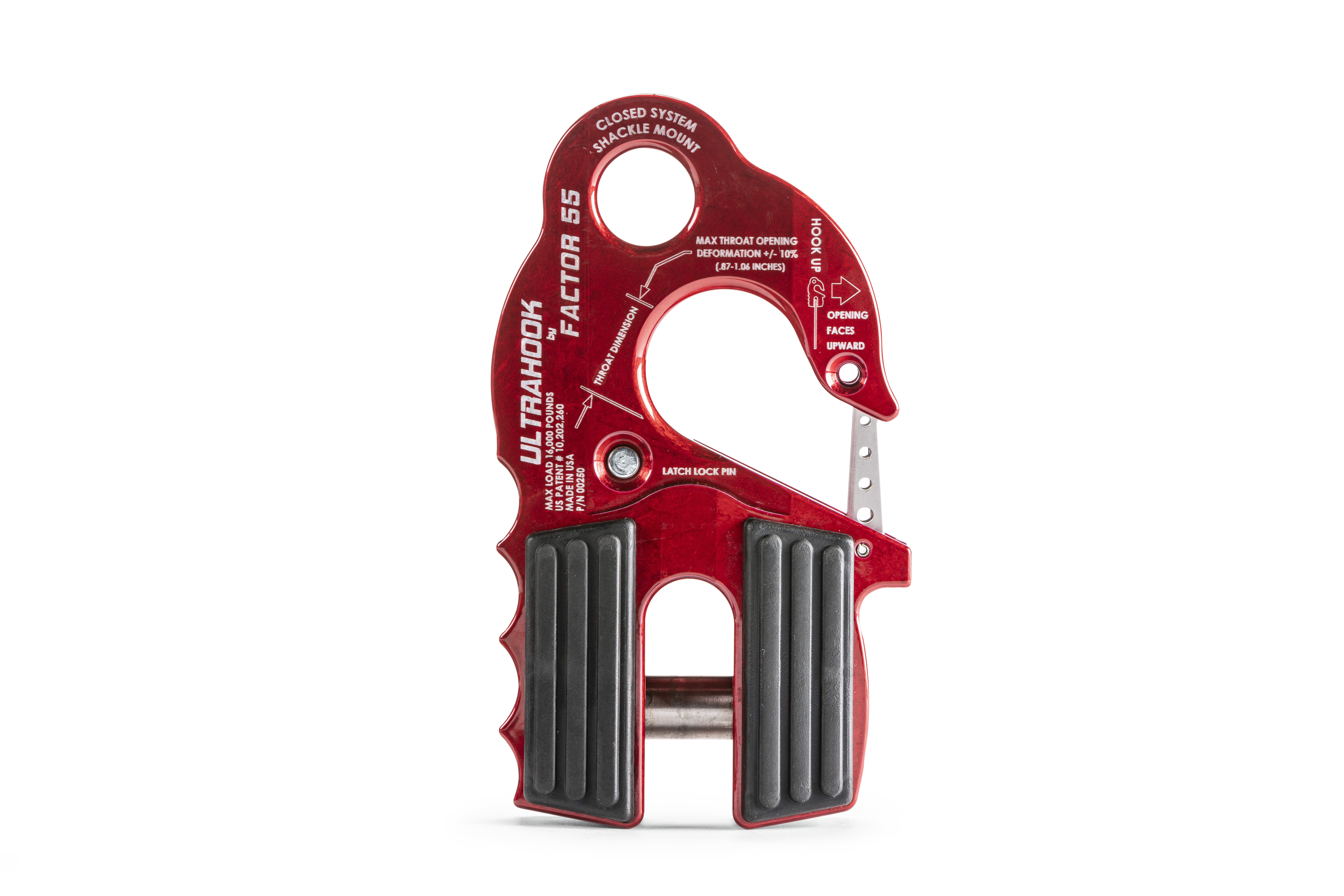 Factor 55 00250-06 - UltraHook, Gray, Hard Anodized