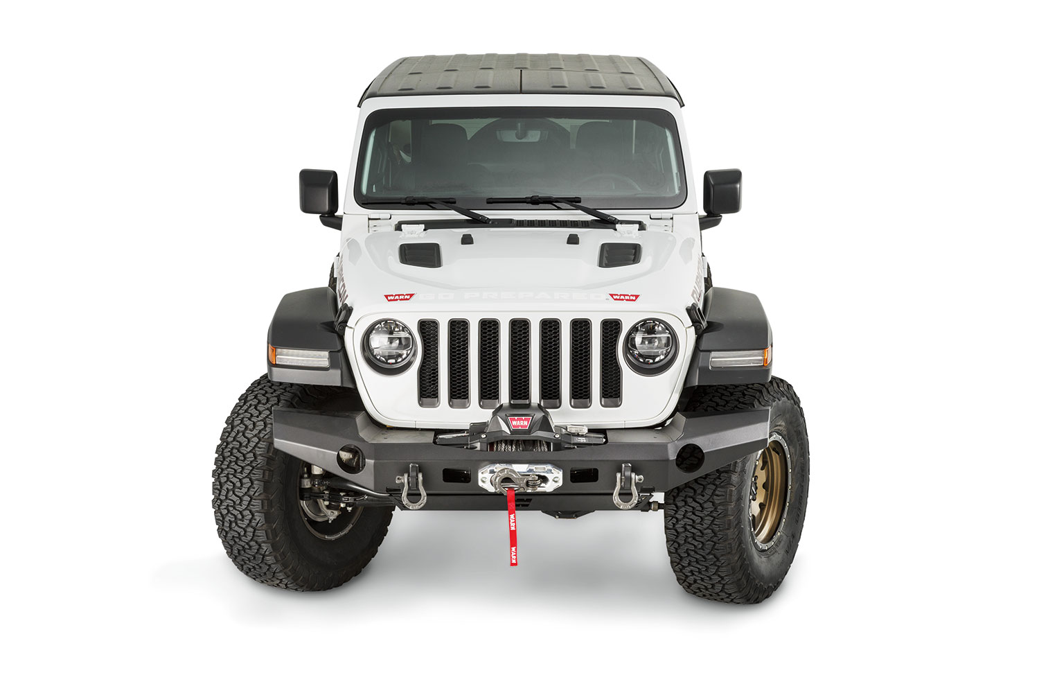 Warn 101335 - Elite Bumpers, Black, Steel