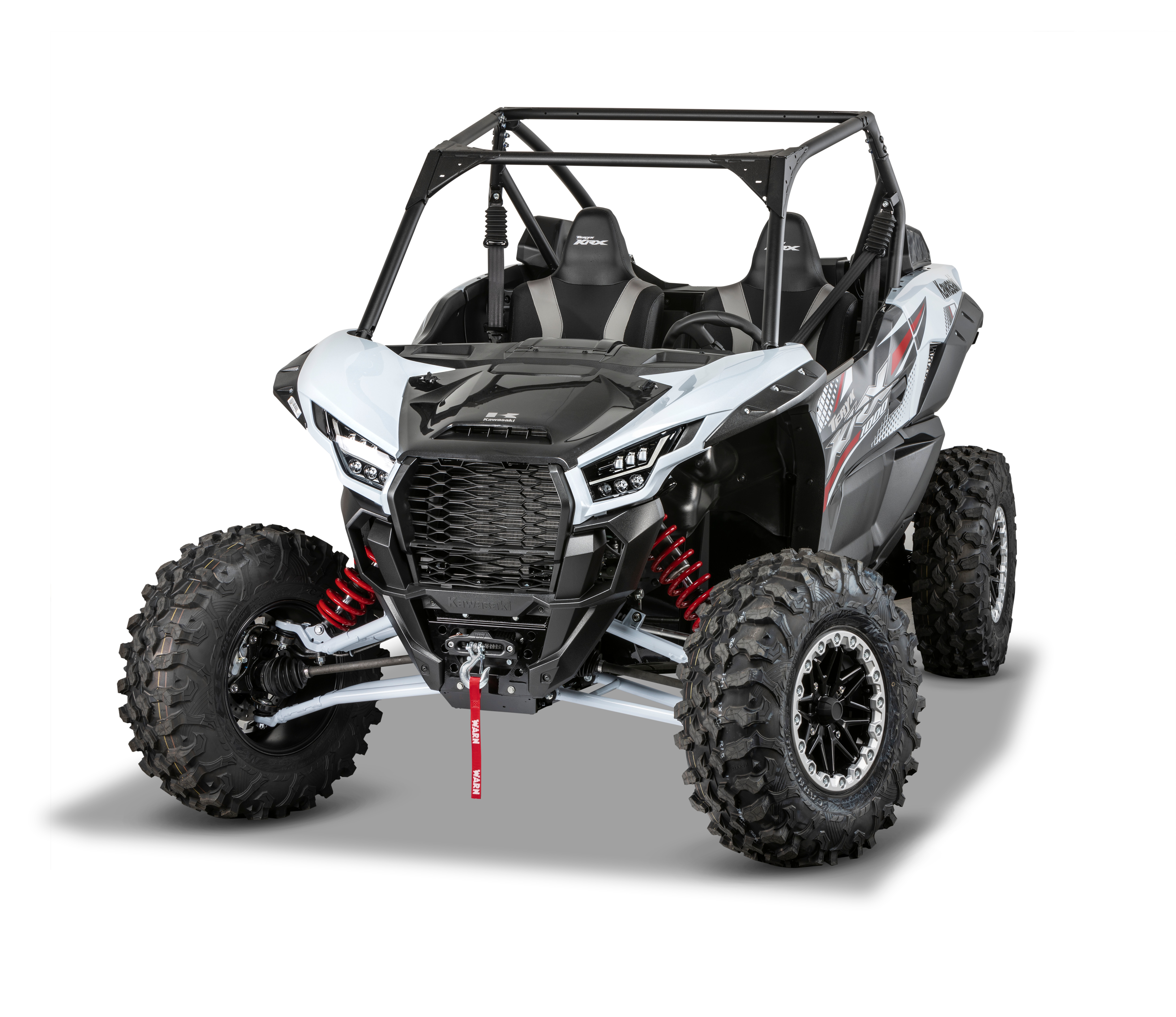 Warn 102102 - Winch Mounting Kits, Black, Powder Coated