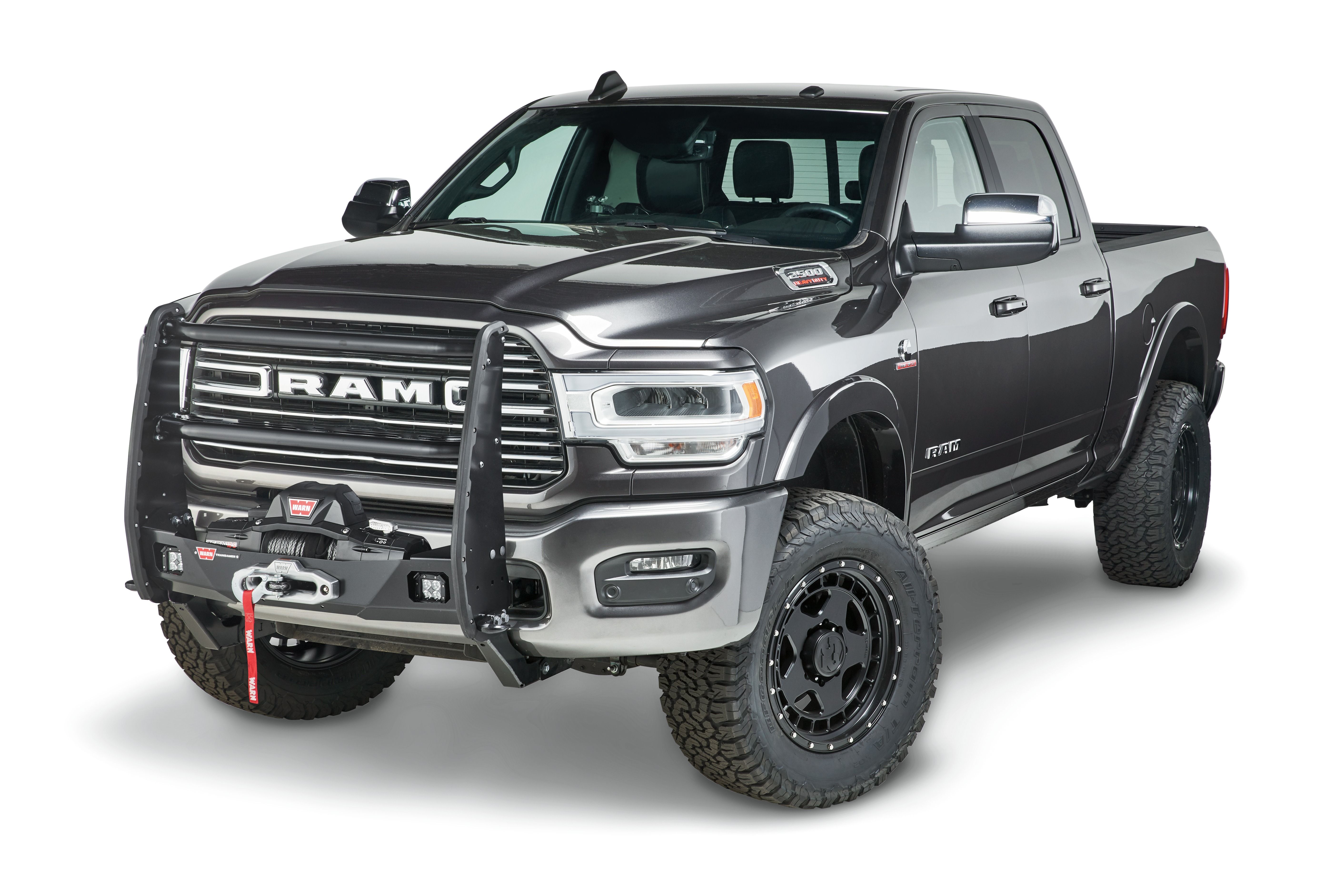 Warn 102957 - Trans4mer Systems, Black, Powder Coated