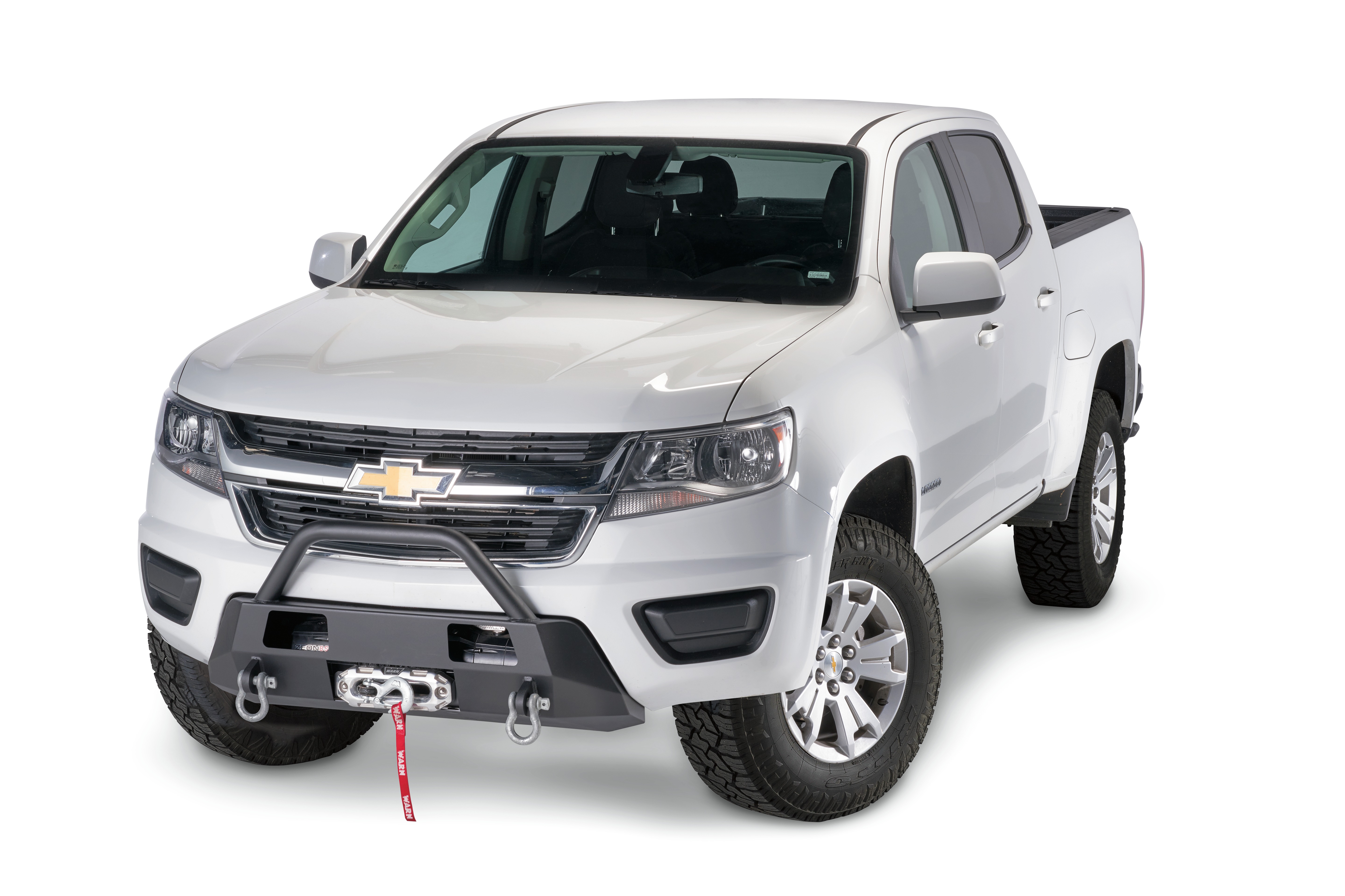 Warn 103210 - Semi-Hidden Winch Kits, Black, Powder Coated