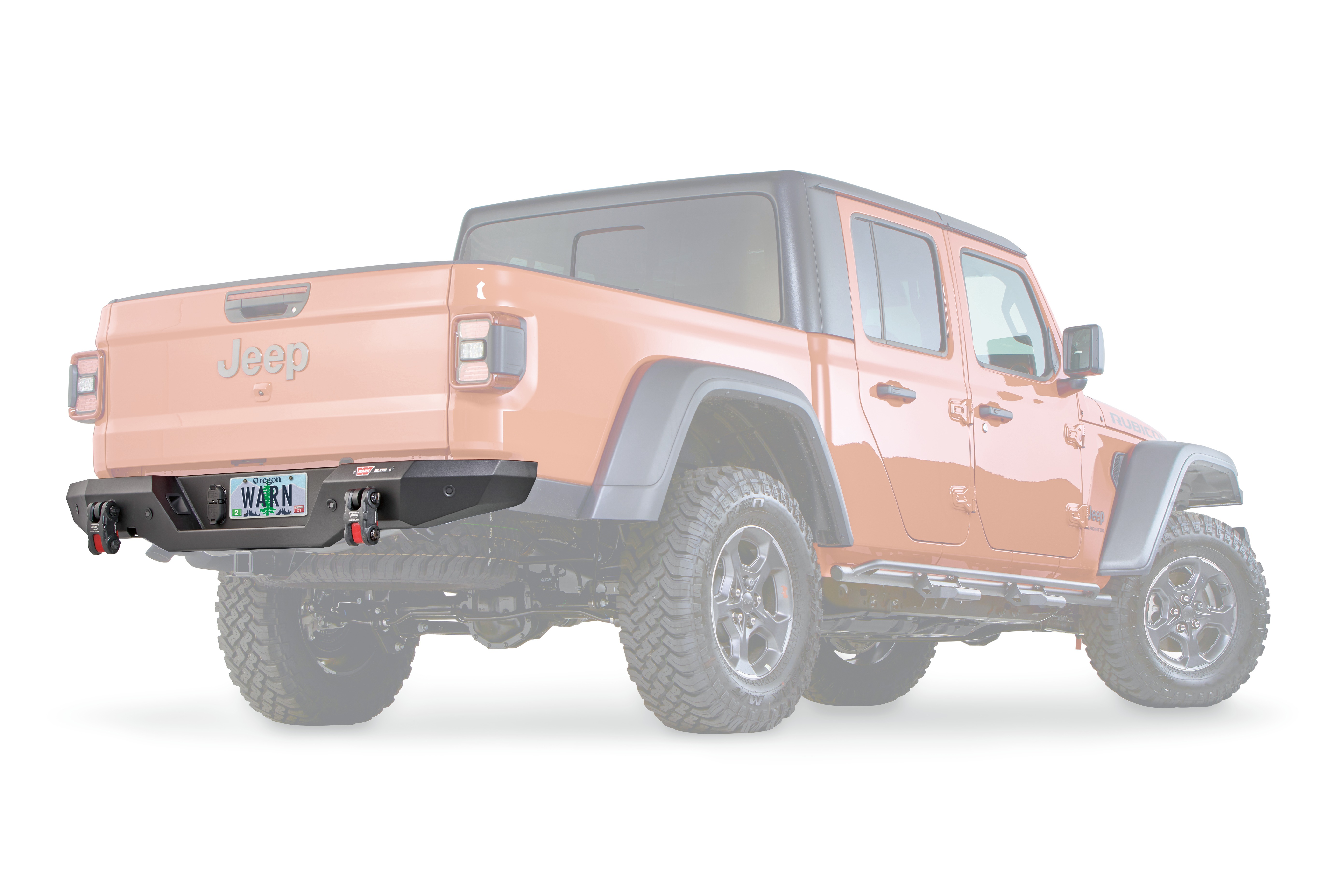 Warn 106300 - Elite Bumpers, Black, Steel