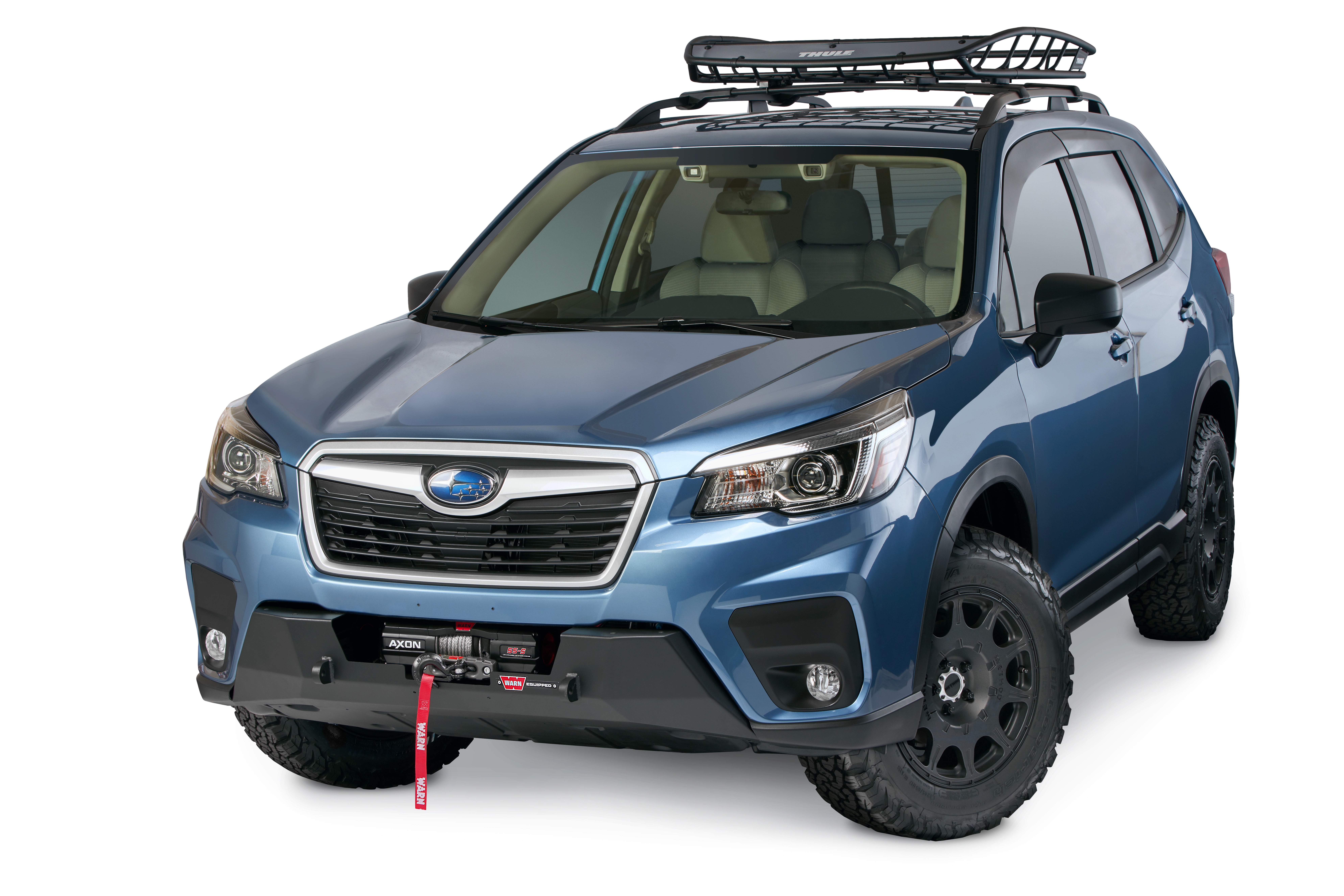 Warn 106413 - Semi-Hidden Winch Kits, Black, Powder Coated