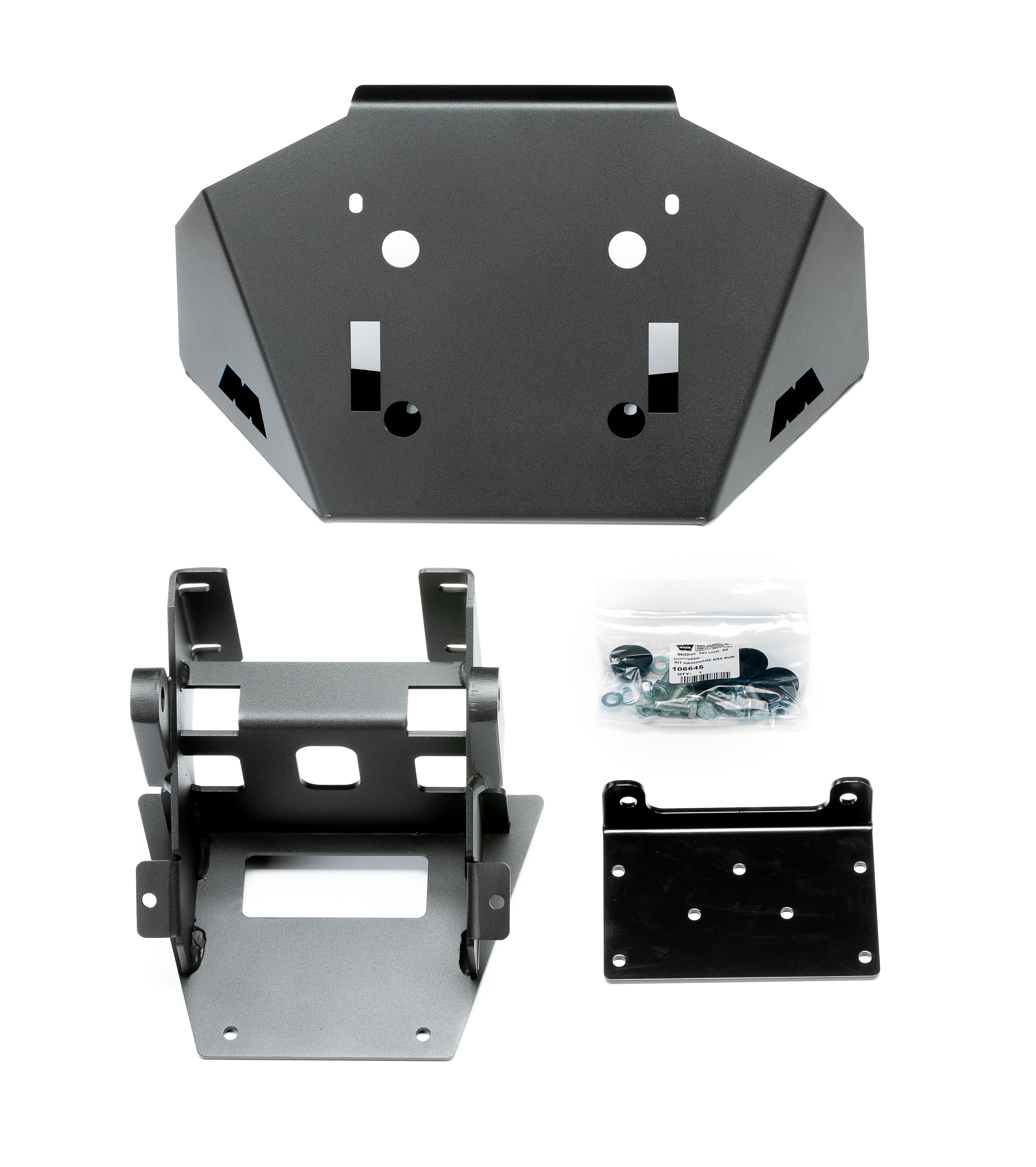 Warn 106612 - Bumpers, Black, Steel