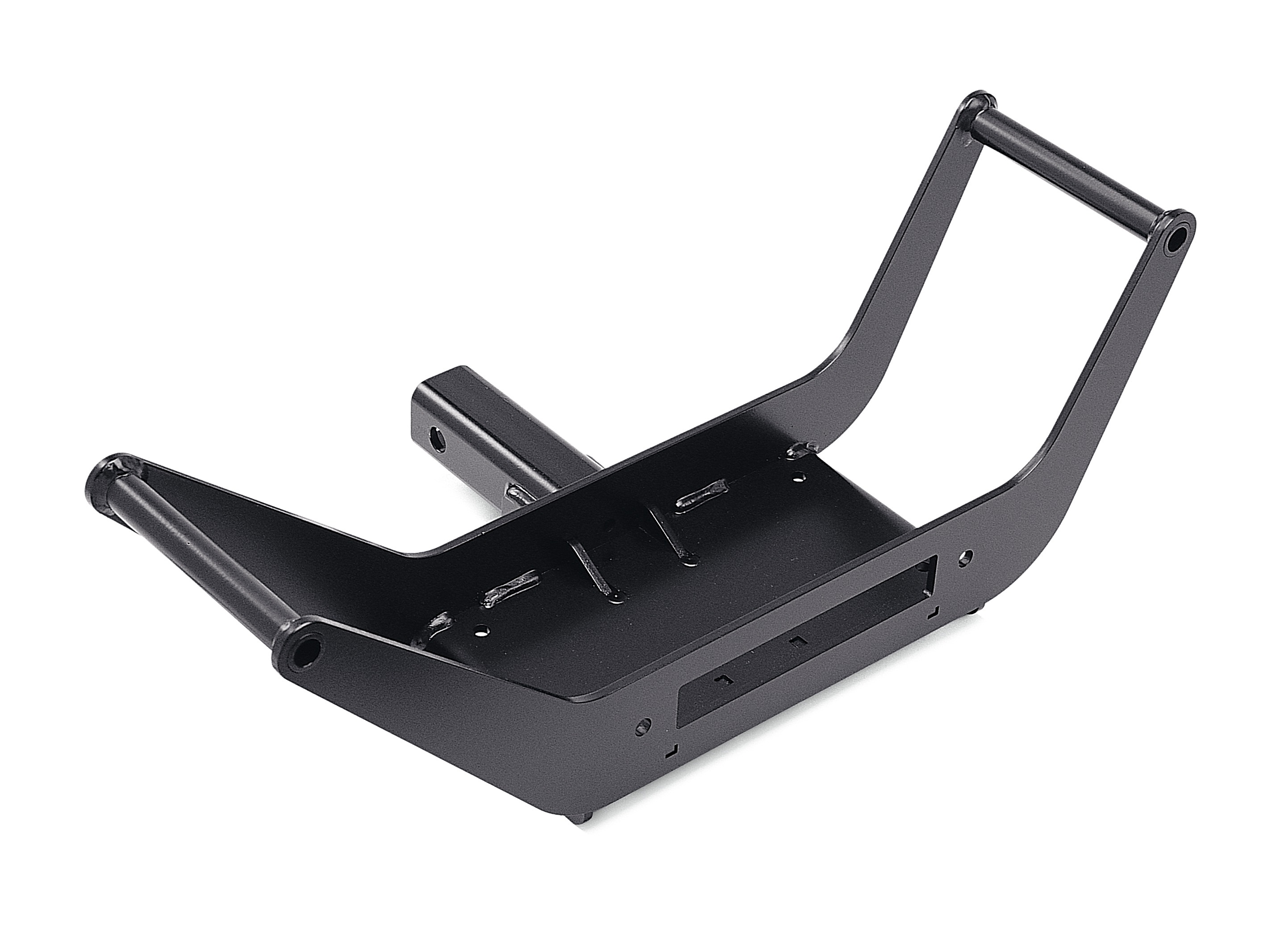 Warn 107000 - Winch Mounting Plates & Carriers, Crew Cab, Black