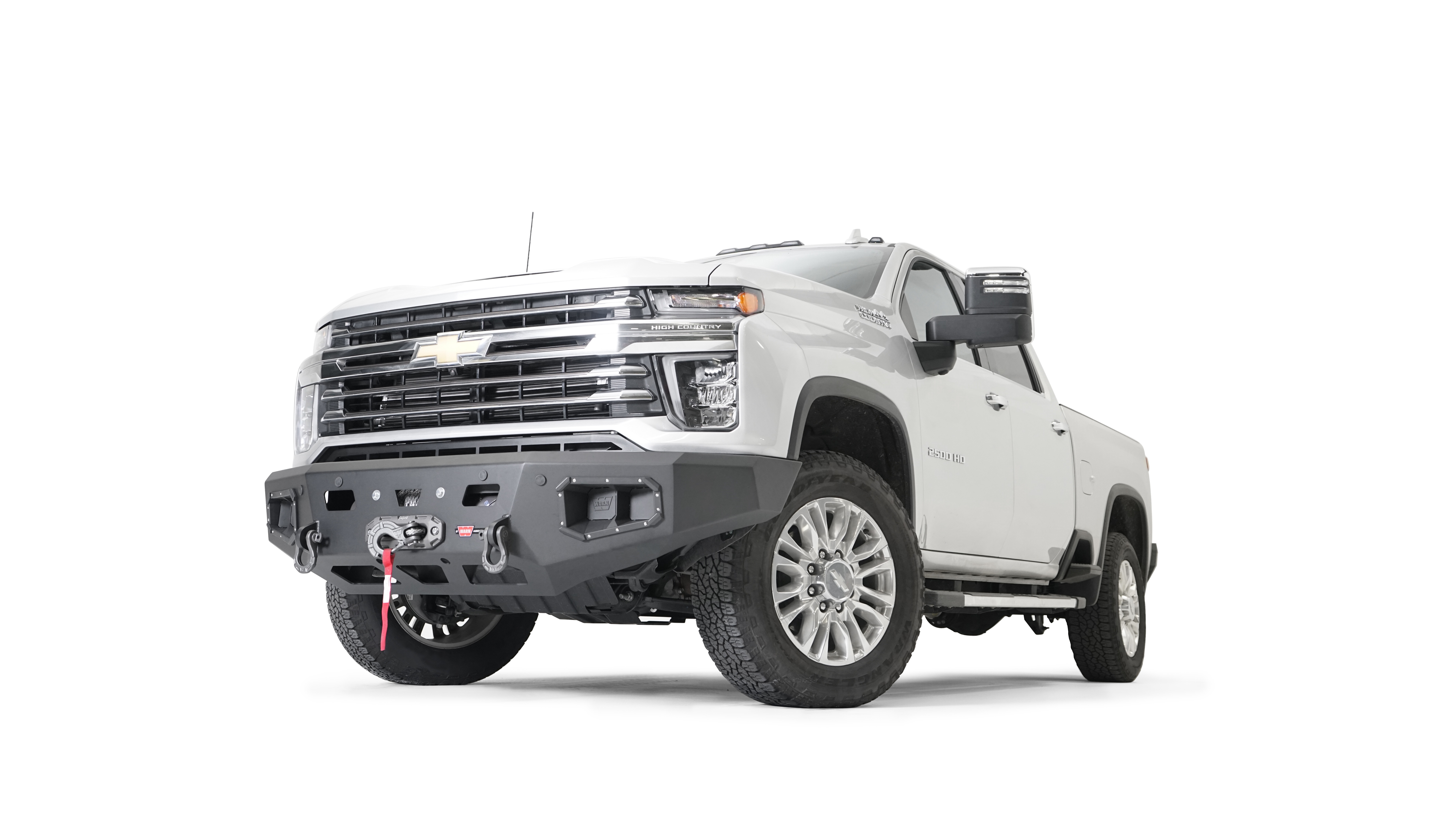 Warn 107004 - Ascent Bumpers, Black, Steel
