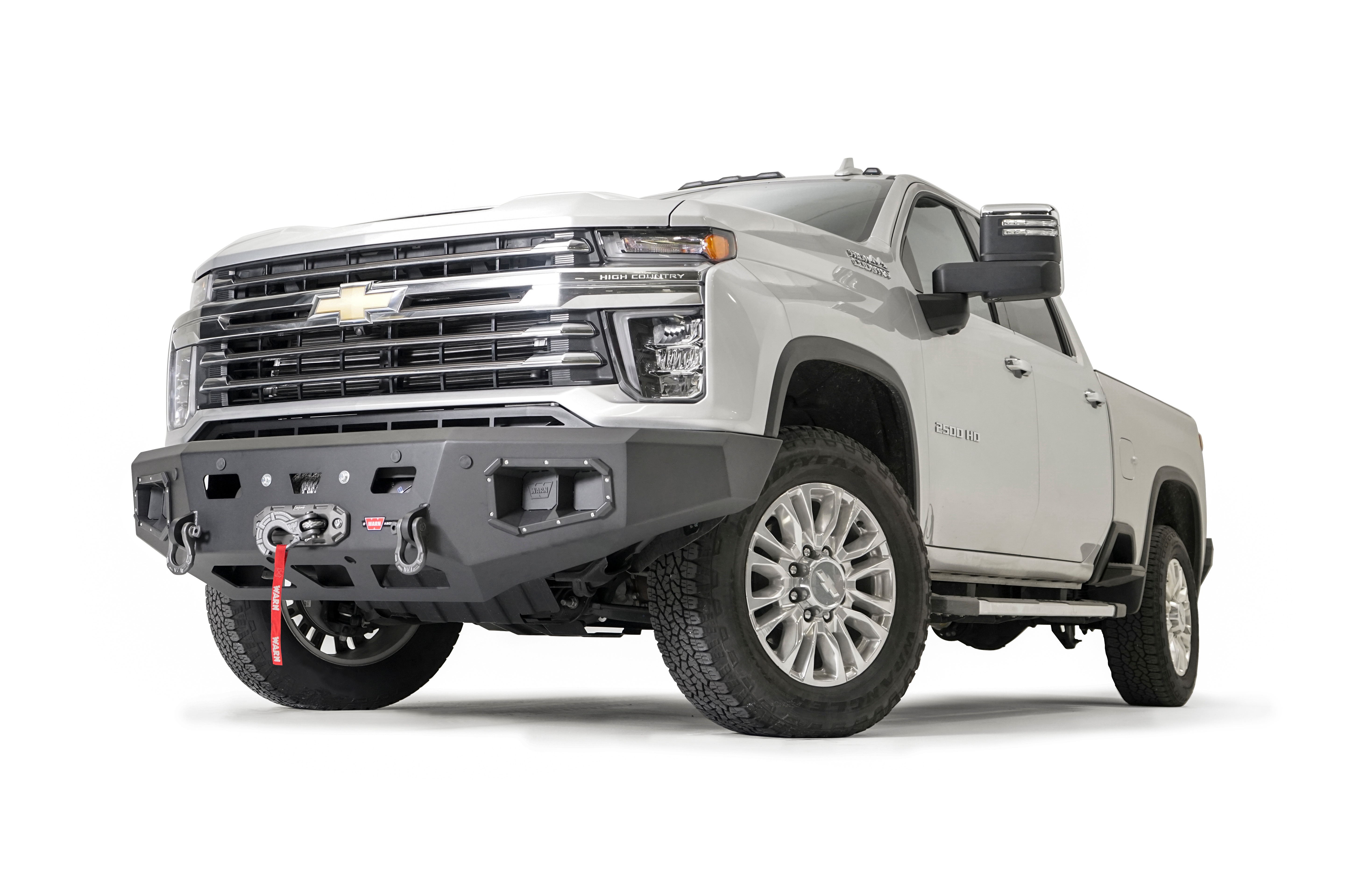 Warn 107004 - Ascent Bumpers, Black, Steel