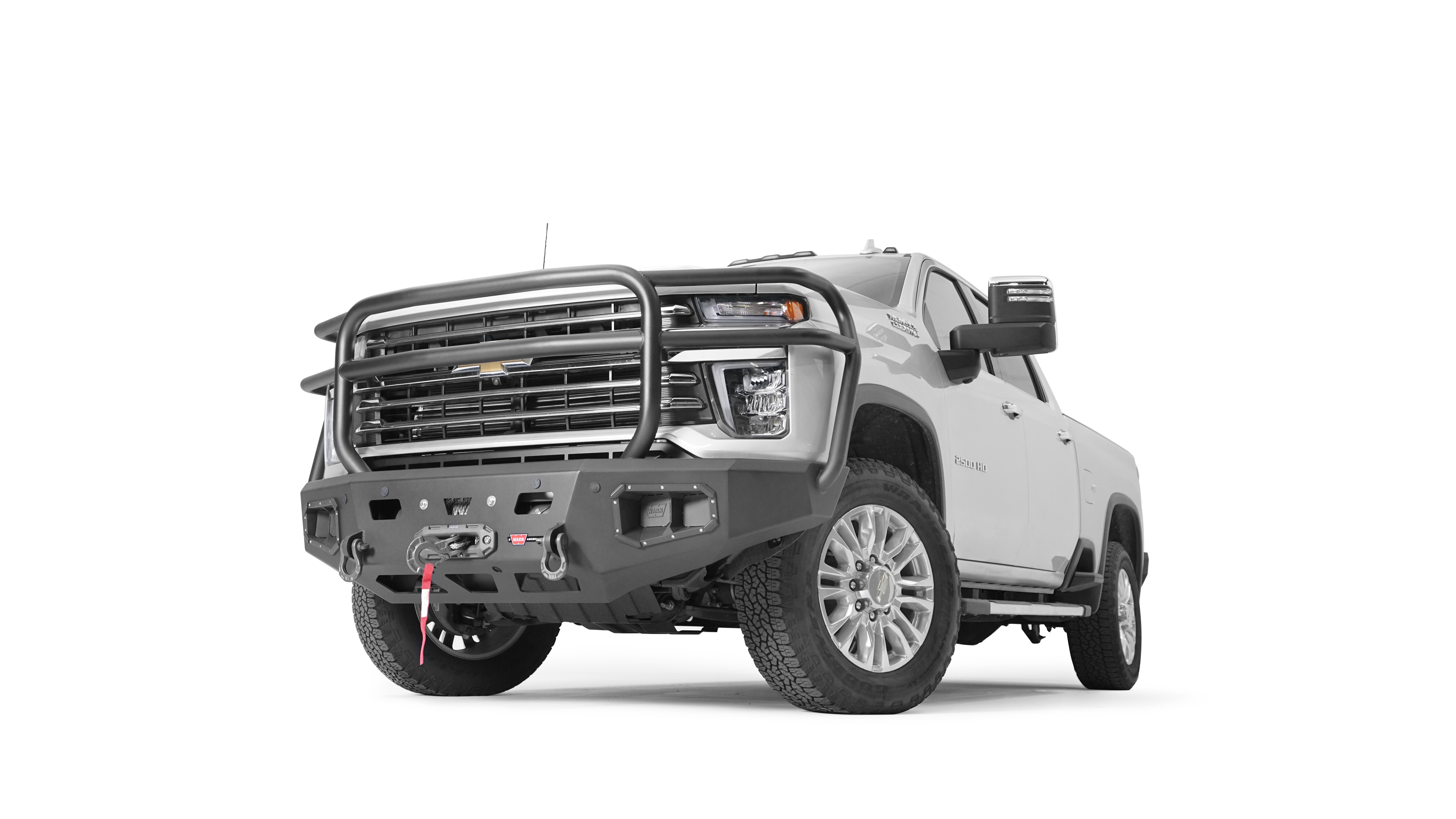 Warn 107005 - Ascent Bumpers, Black, Steel