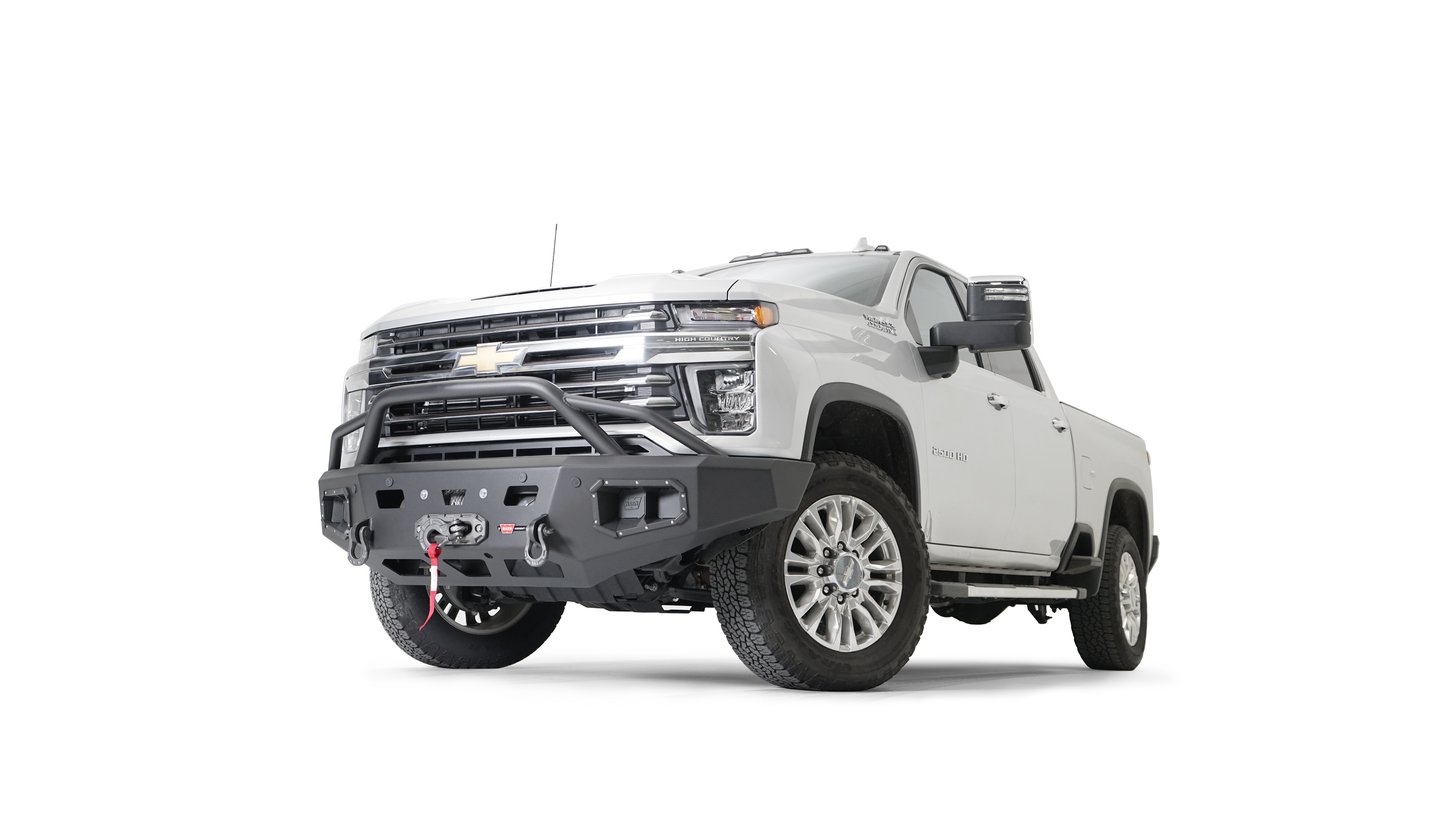 Warn 107006 - Ascent Bumpers, Black, Steel