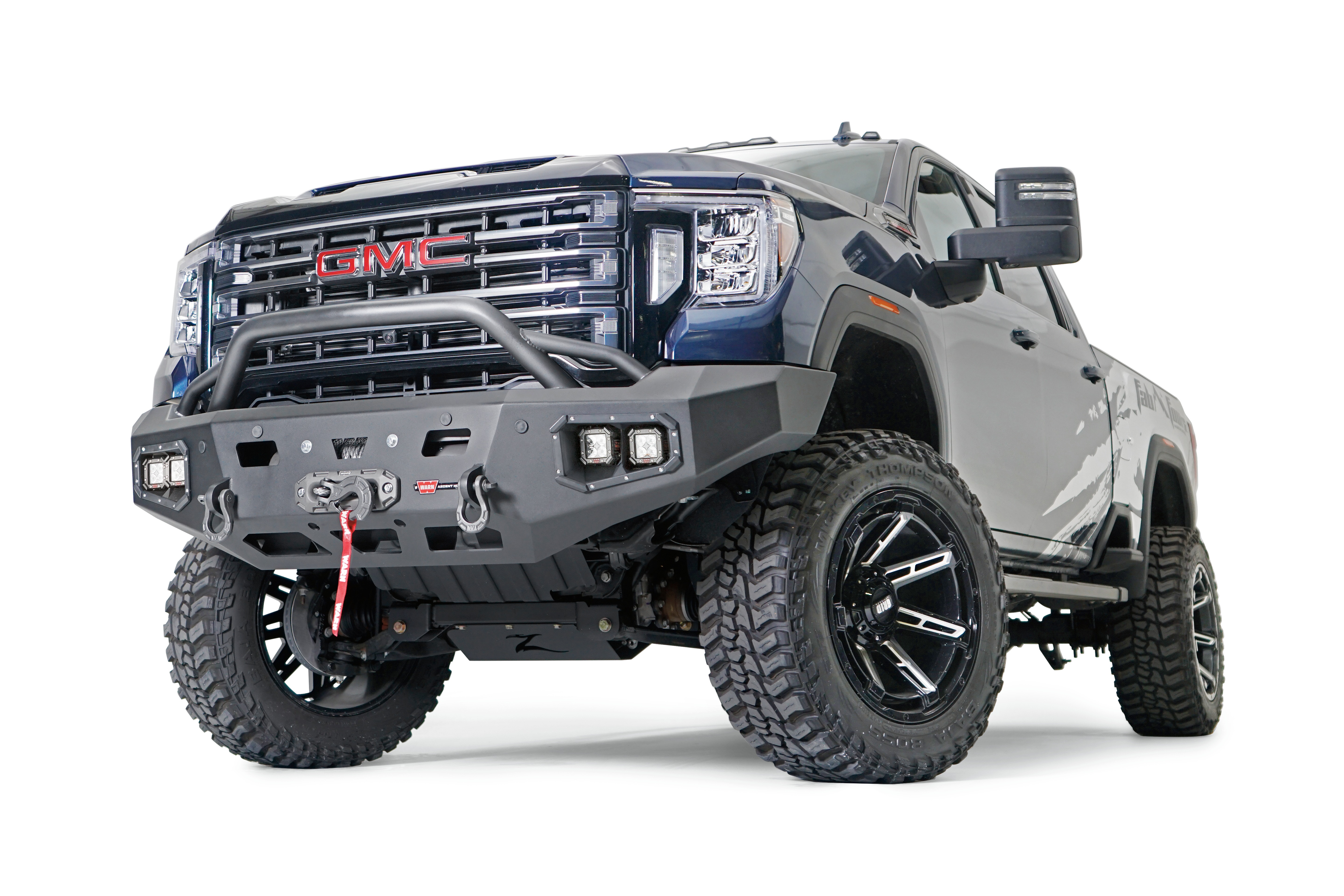 Warn 107179 - Ascent Bumpers, Black, Steel