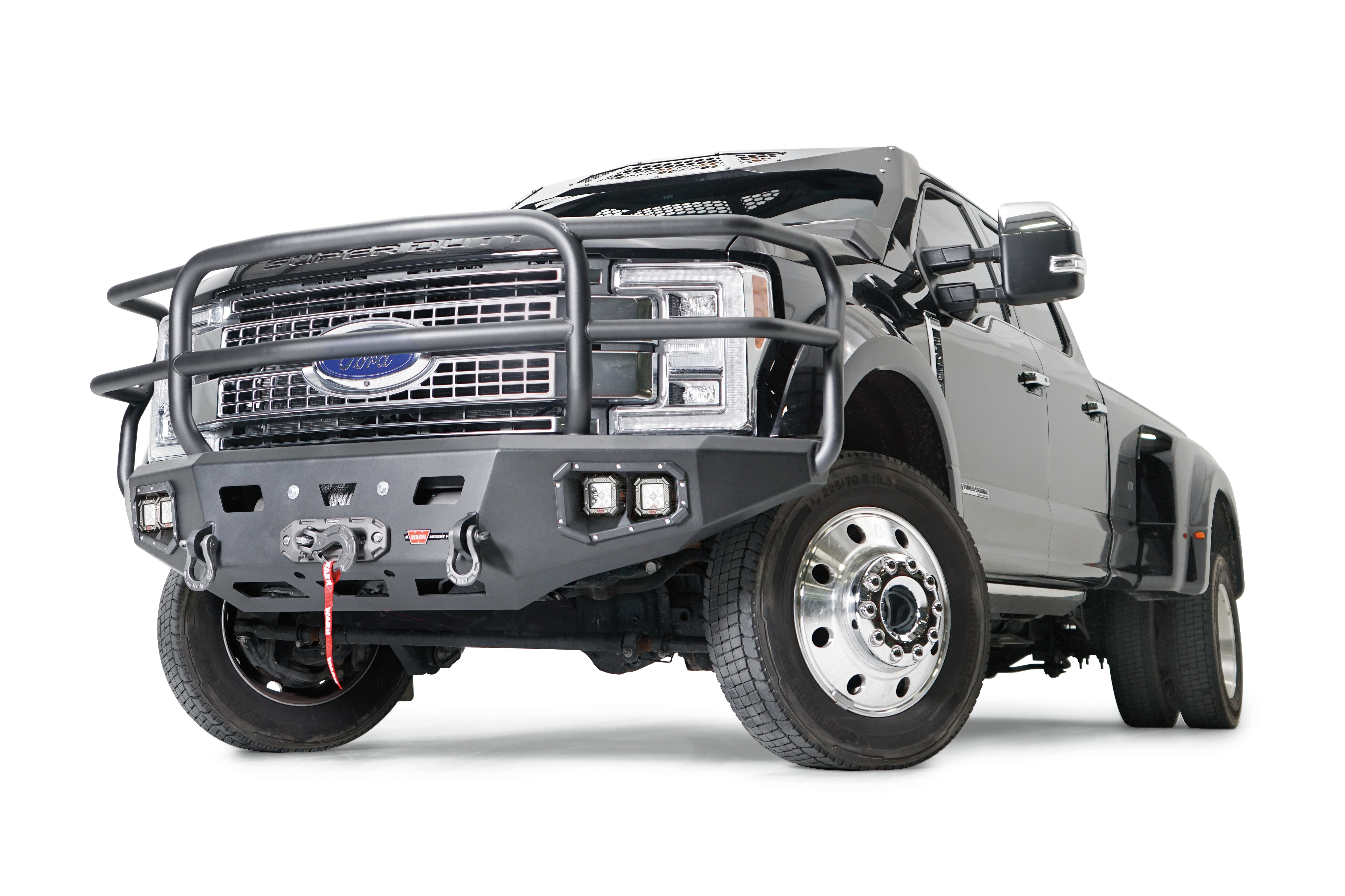 Warn 107182 - Ascent Bumpers, Black, Steel