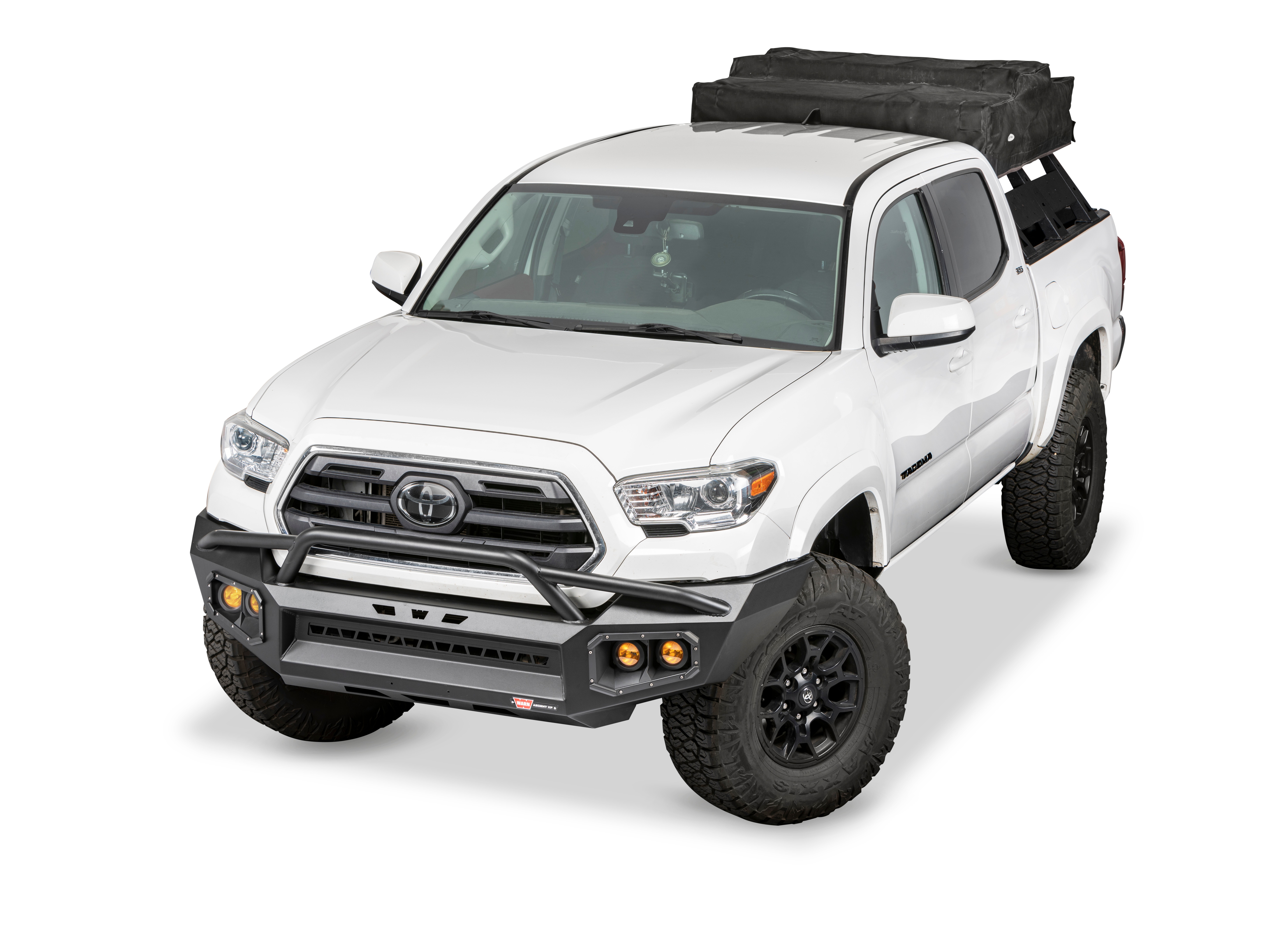Warn 107272 - Ascent Bumpers, Black, Steel