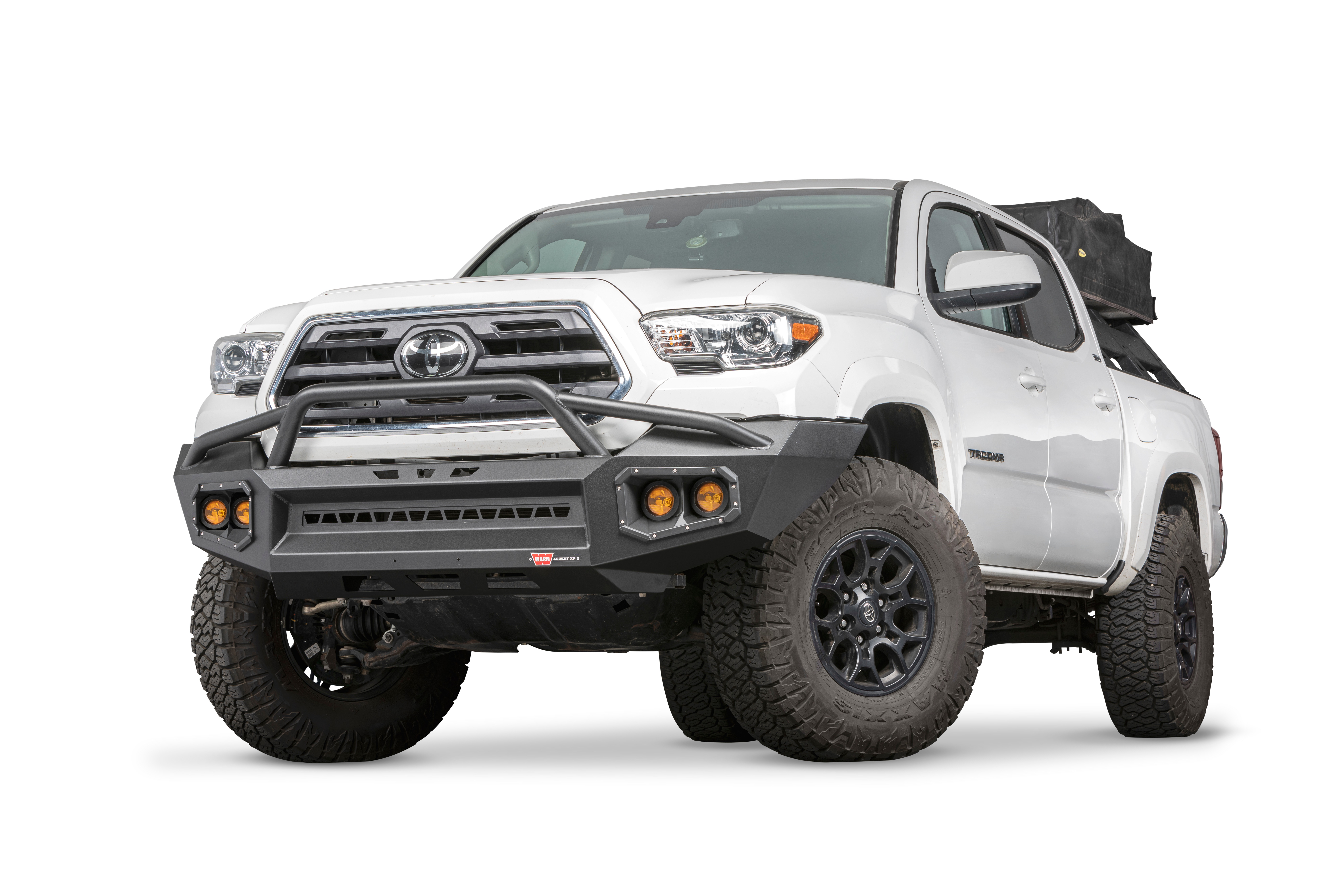 Warn 107272 - Ascent Bumpers, Black, Steel