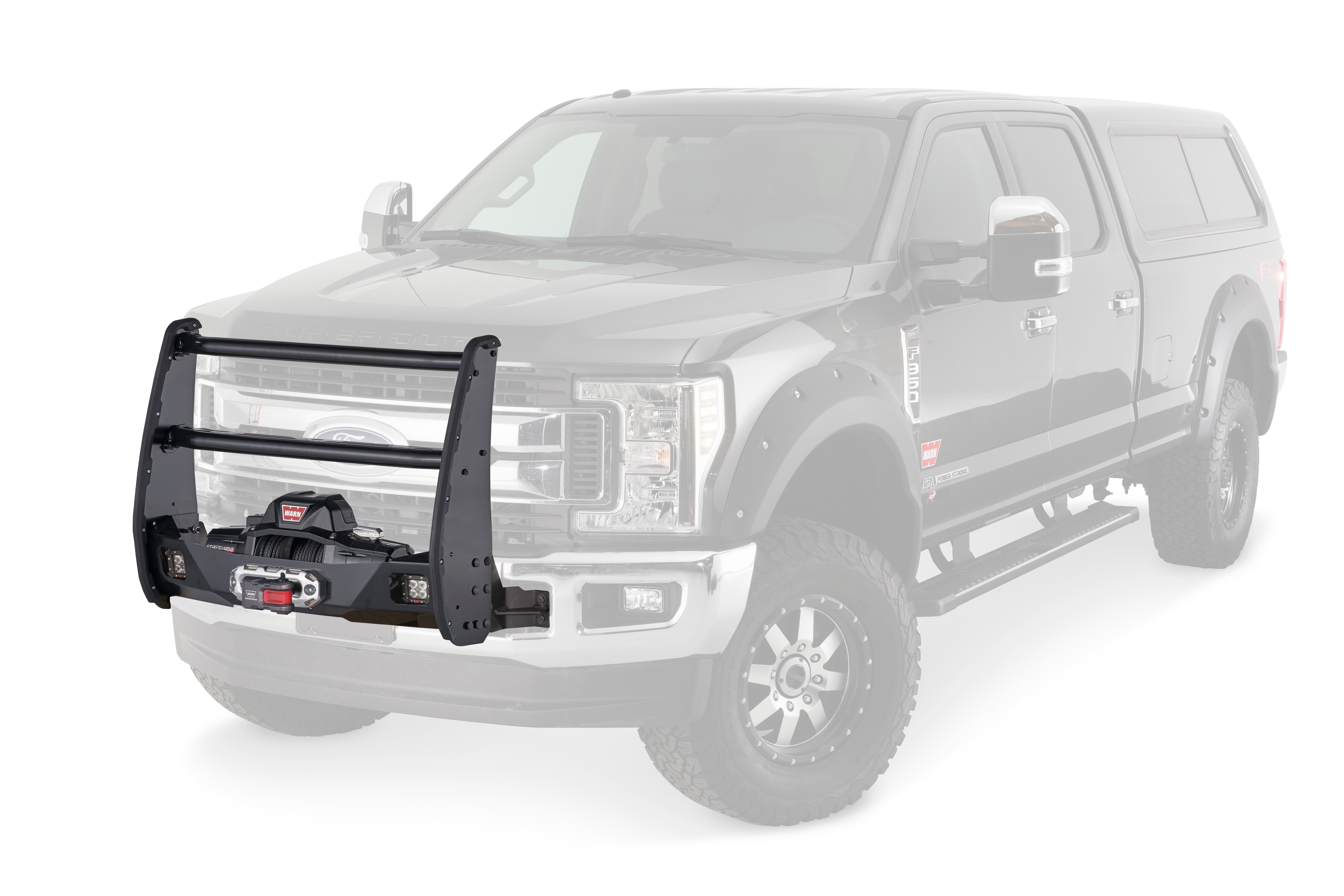 Warn 108001 - Trans4mer Systems, Black, Powder Coated