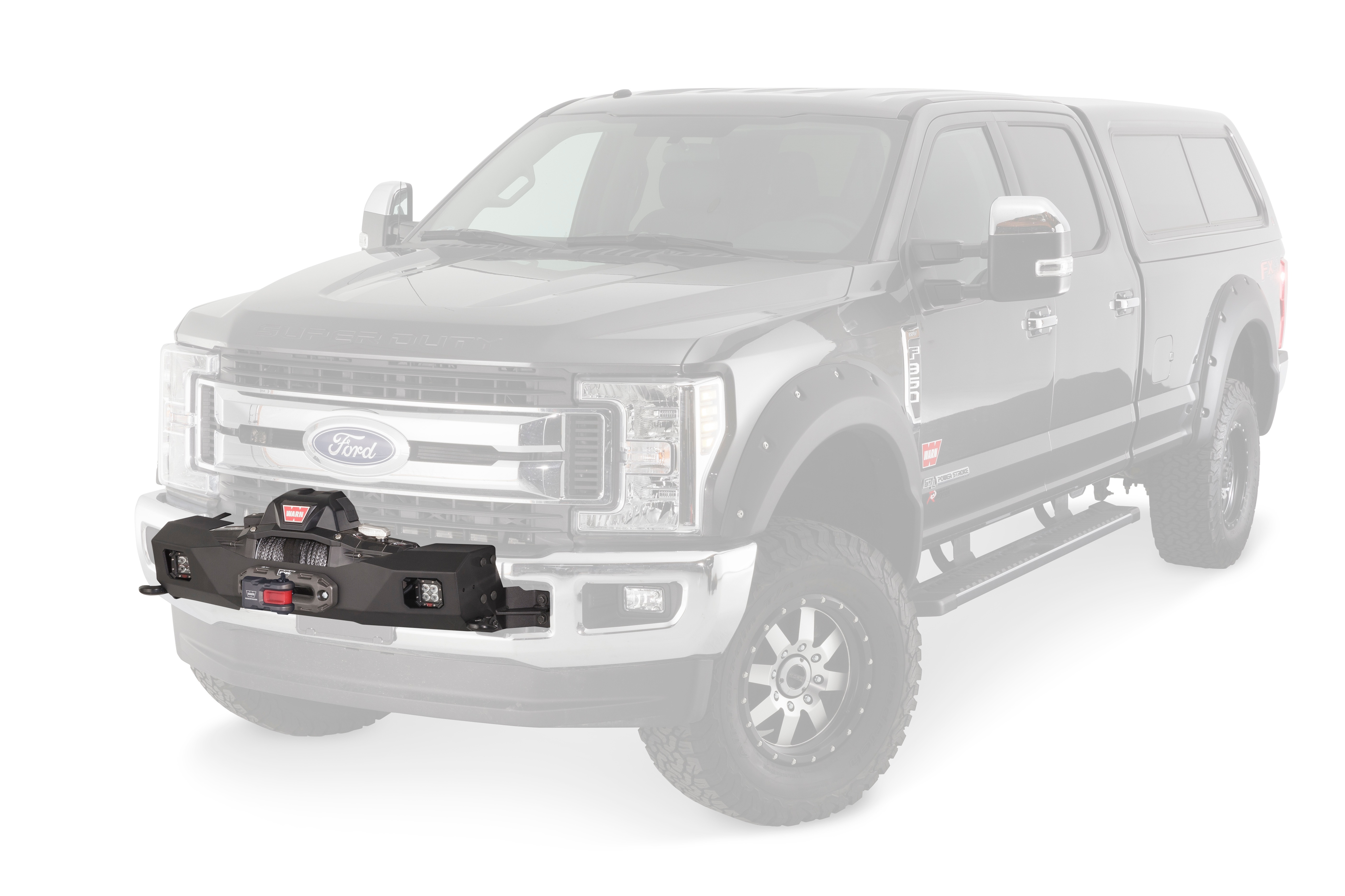 Warn 108001 - Trans4mer Systems, Black, Powder Coated