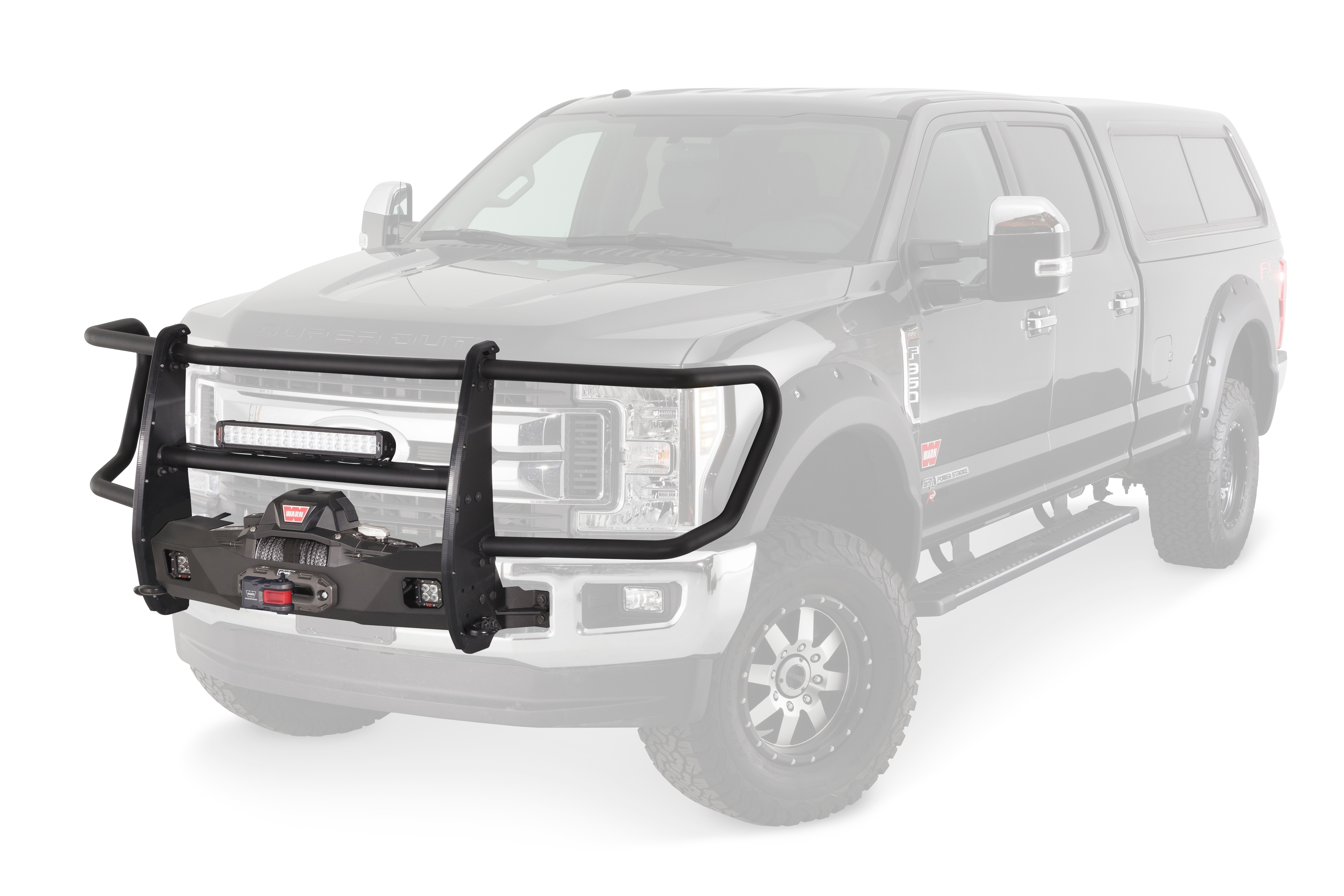 Warn 108001 - Trans4mer Systems, Black, Powder Coated
