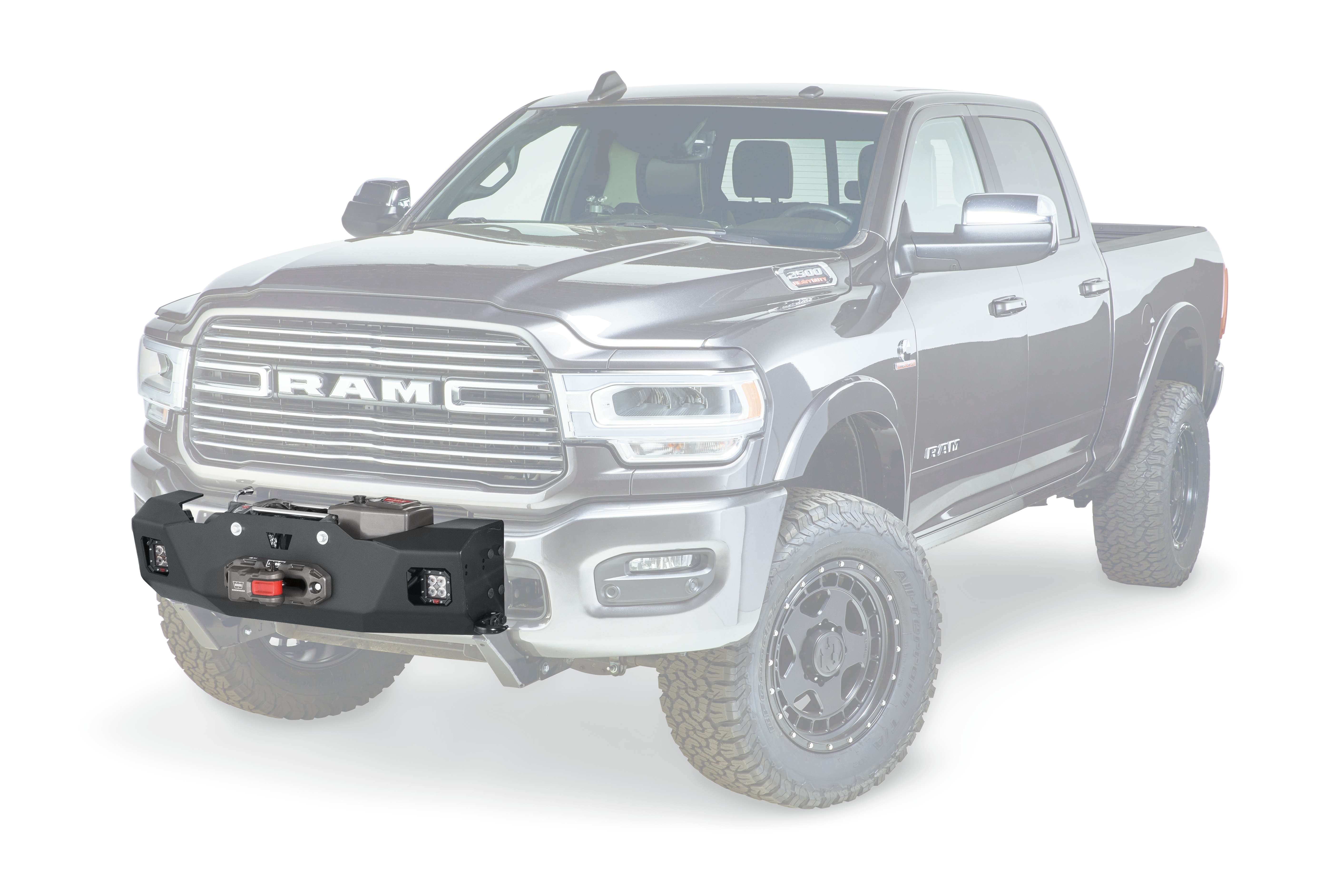 Warn 108004 - Trans4mer Systems, Black, Powder Coated
