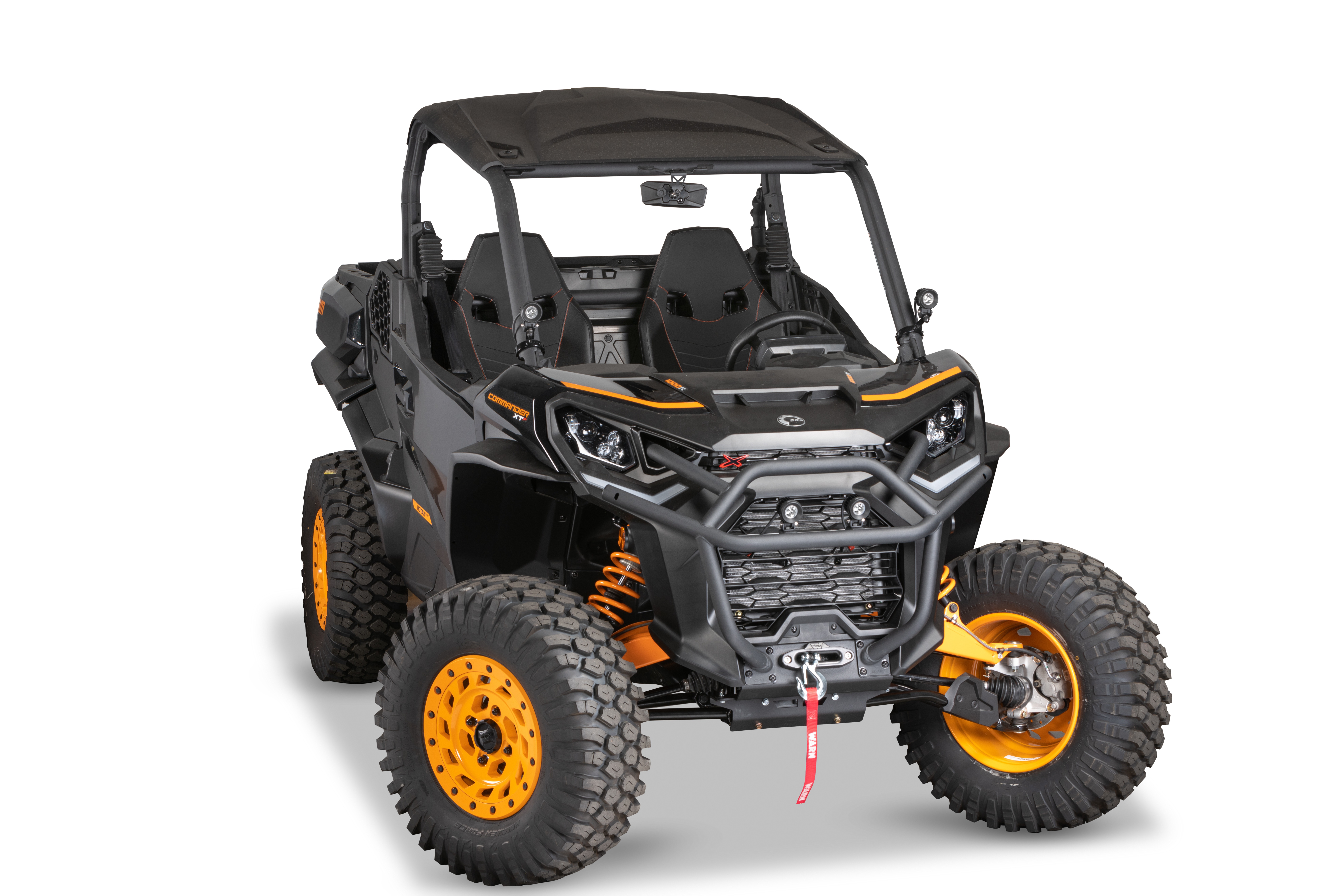 Warn 108760 - Winch Mounting Kits, Black, Powder Coated