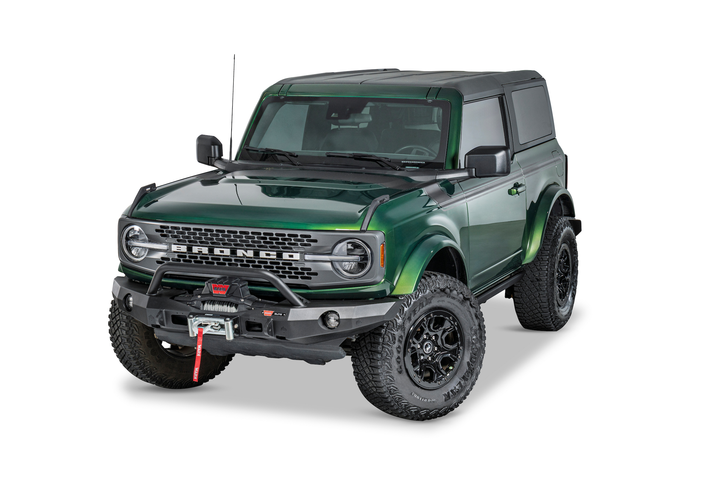 Warn 111116 - Elite Bumpers, Black, Steel