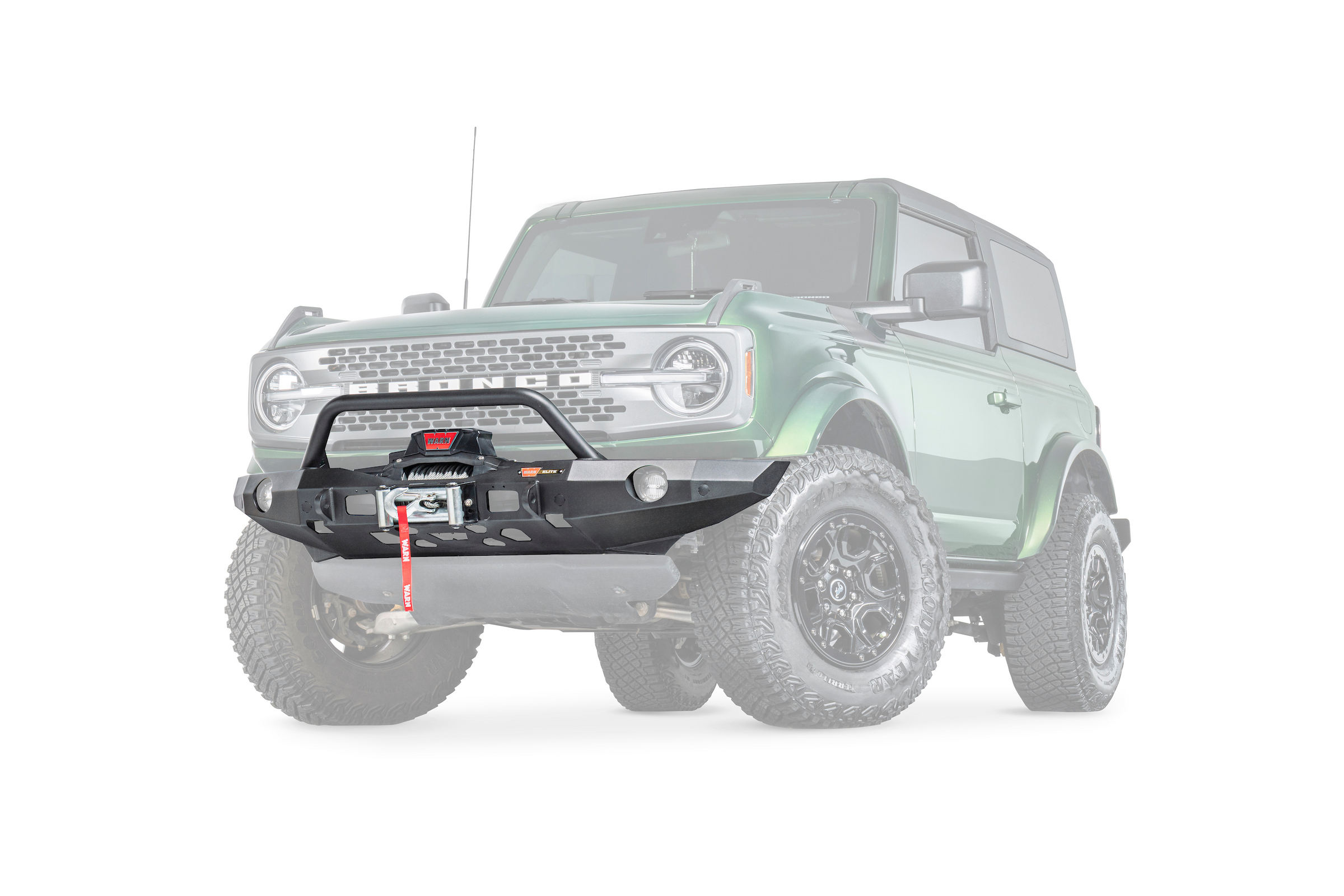 Warn 111116 - Elite Bumpers, Black, Steel