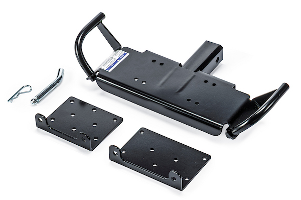 Warn 111868 - Winch Mounting Plates & Carriers, Black, Powder Coated