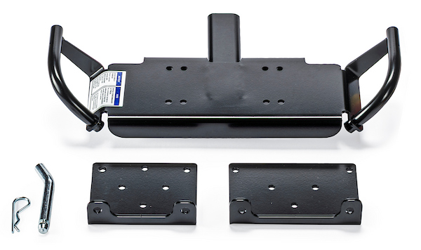 Warn 111868 - Winch Mounting Plates & Carriers, Black, Powder Coated