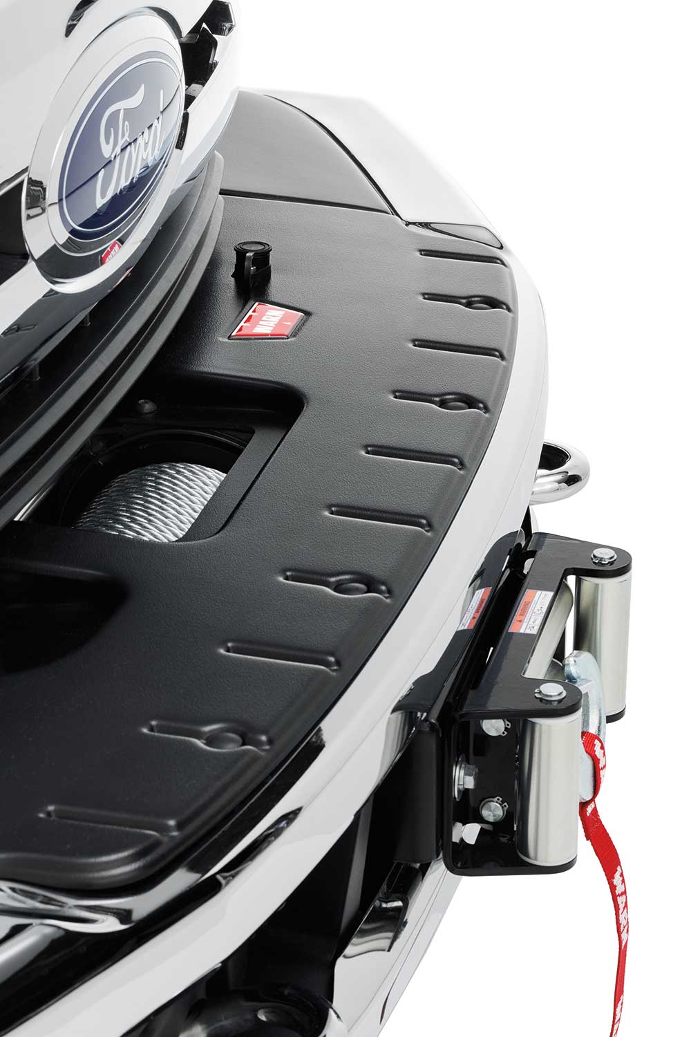 Warn 98336 - Winch Mounting Plates & Carriers, Black