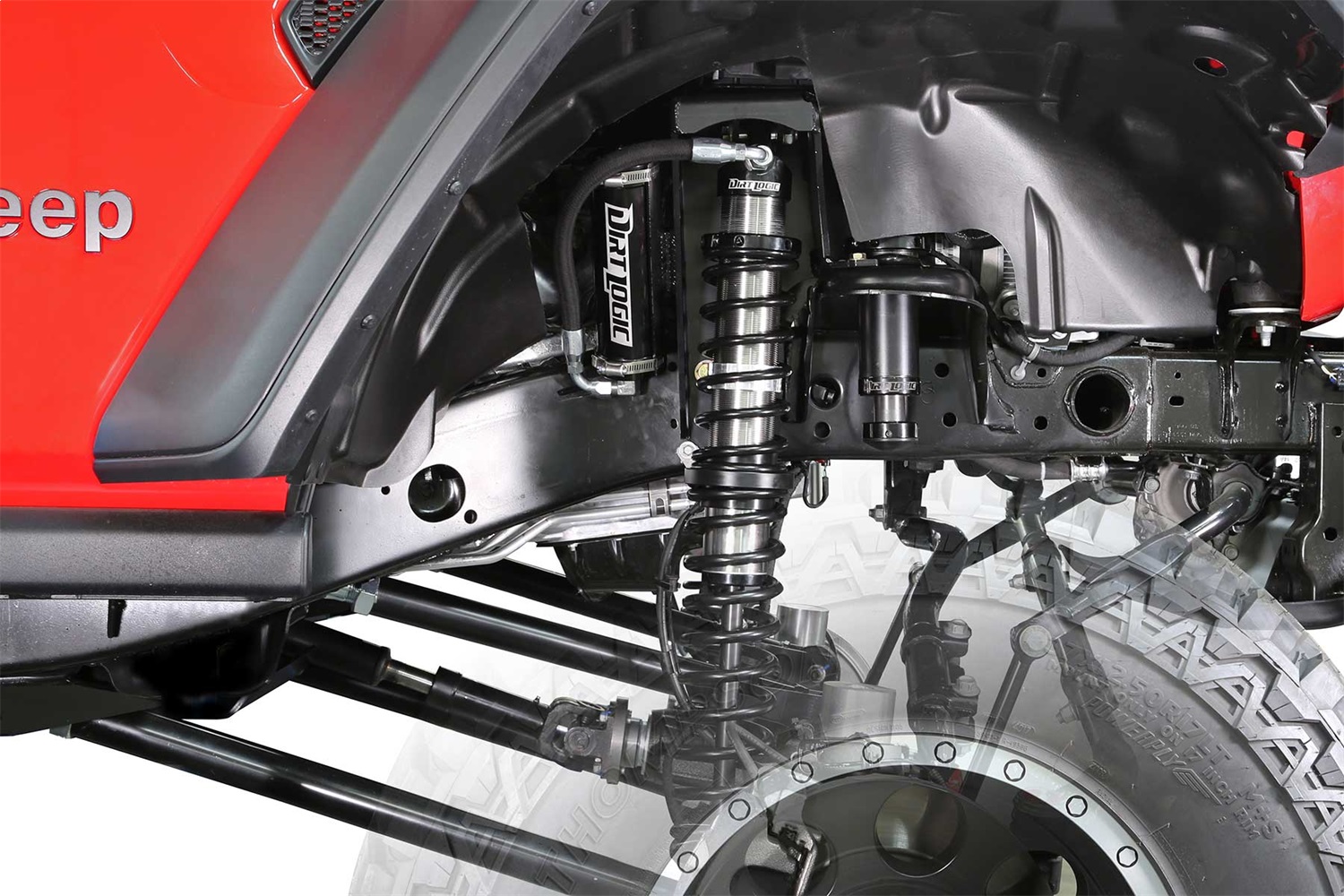 Fabtech K4135DL - Lift Systems with Dirt Logic Shocks