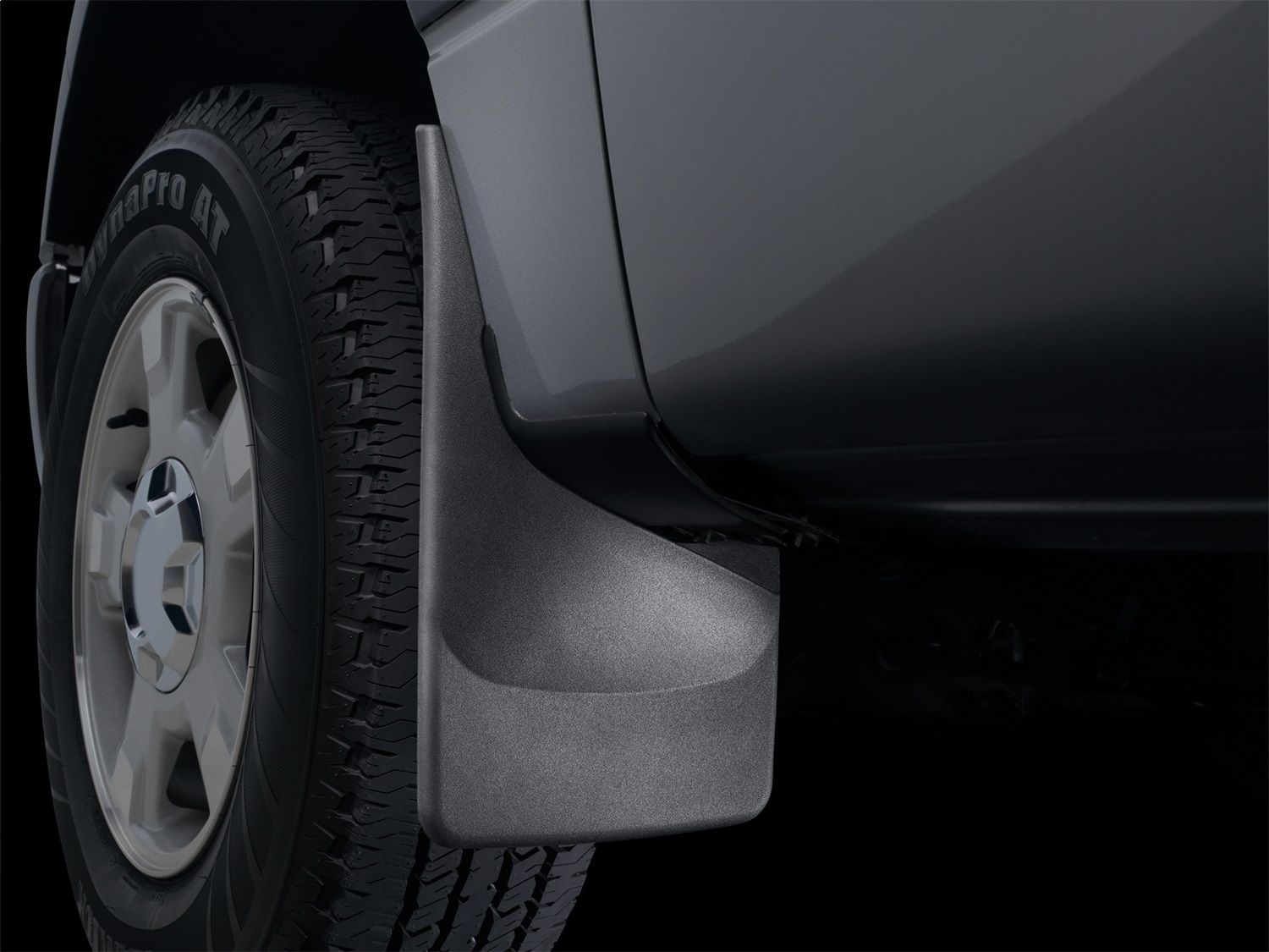 WeatherTech 110002 - No-Drill MudFlaps, 2-Piece Front, Black