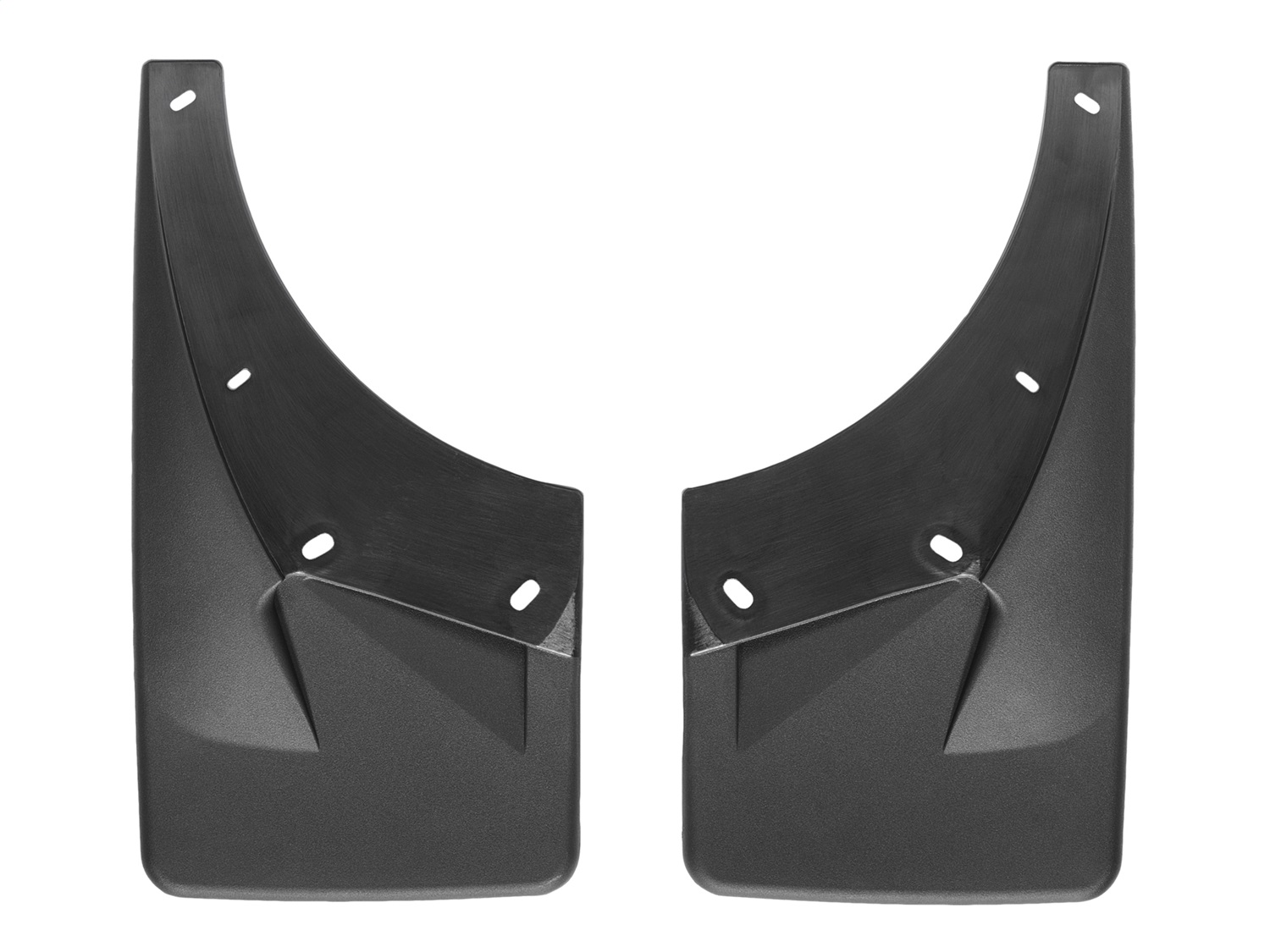 Weathertech 110008 - No-Drill MudFlaps, Black, Molded Rubber