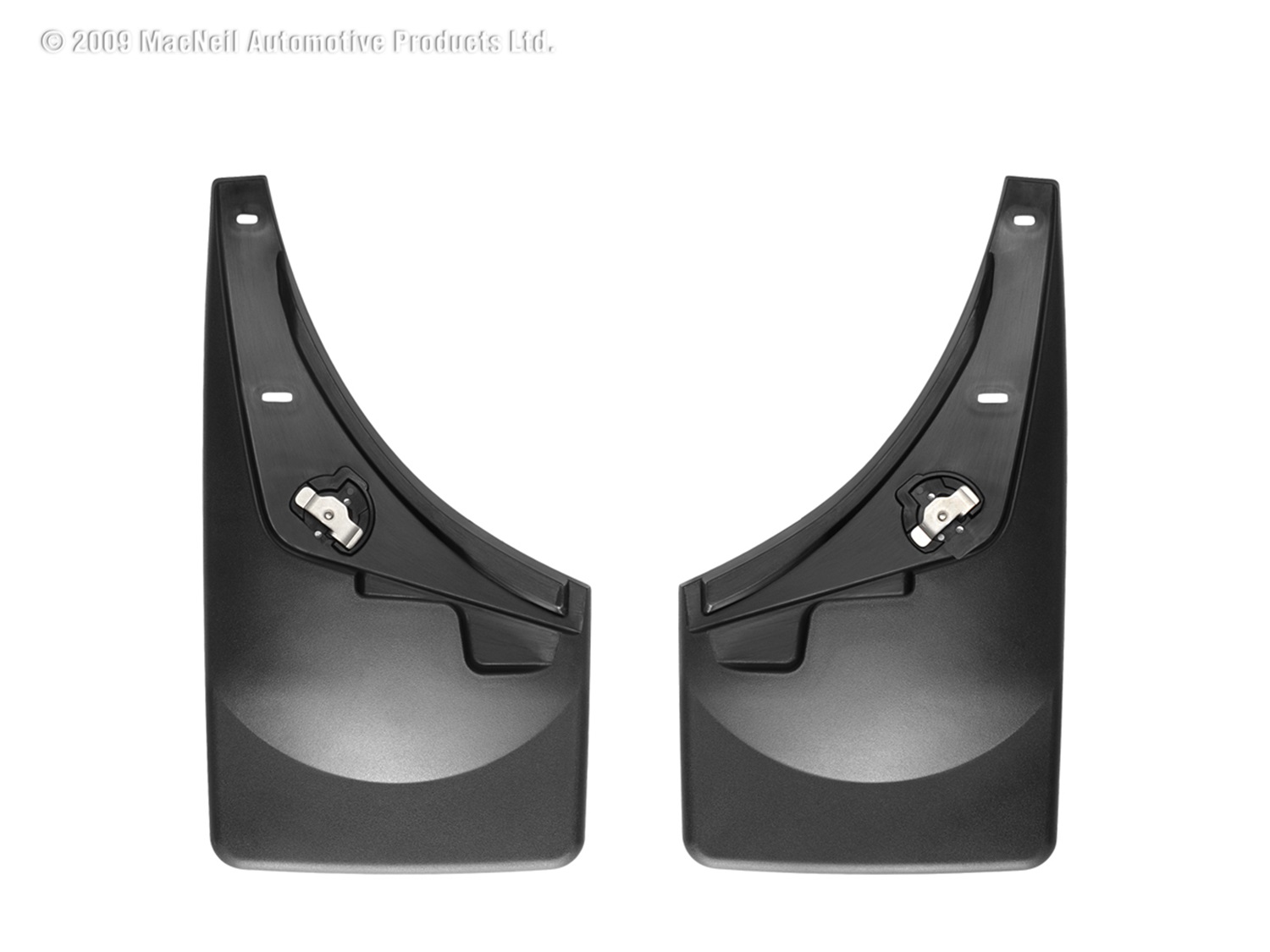 Weathertech 110009 - No-Drill MudFlaps, Black, Molded Rubber