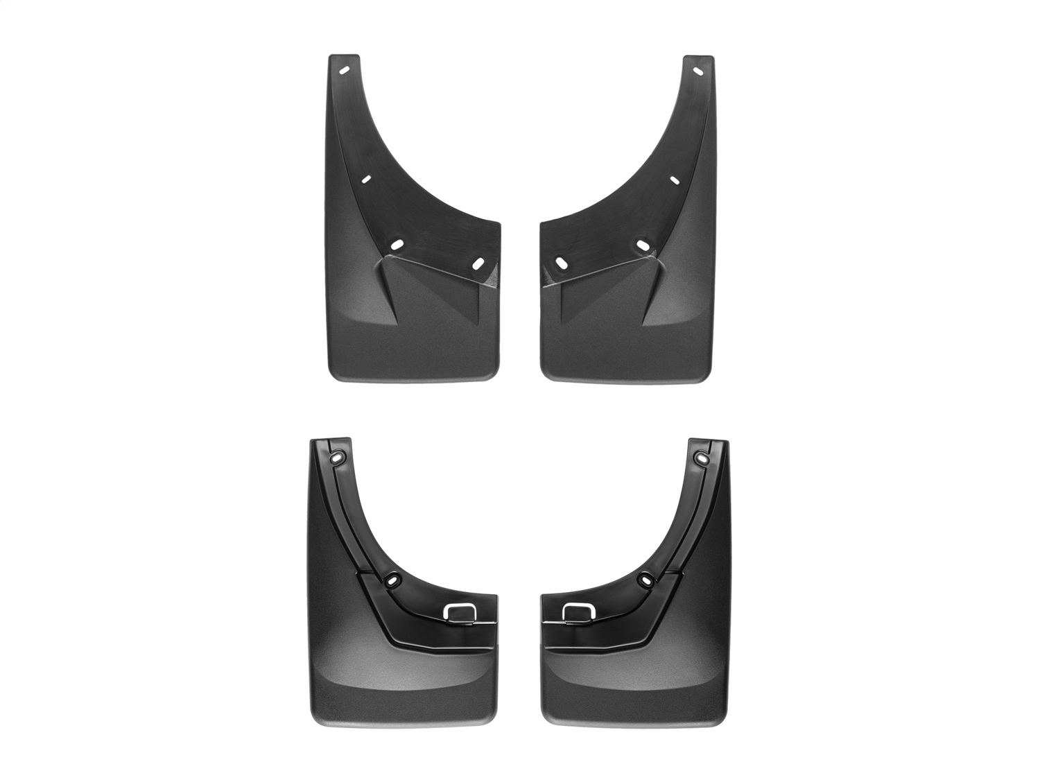 Weathertech 110013-120014 - No-Drill MudFlaps, Molded Rubber