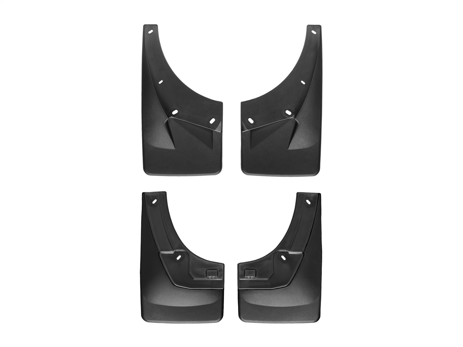 Weathertech 110013-120022 - No-Drill MudFlaps, Molded Rubber