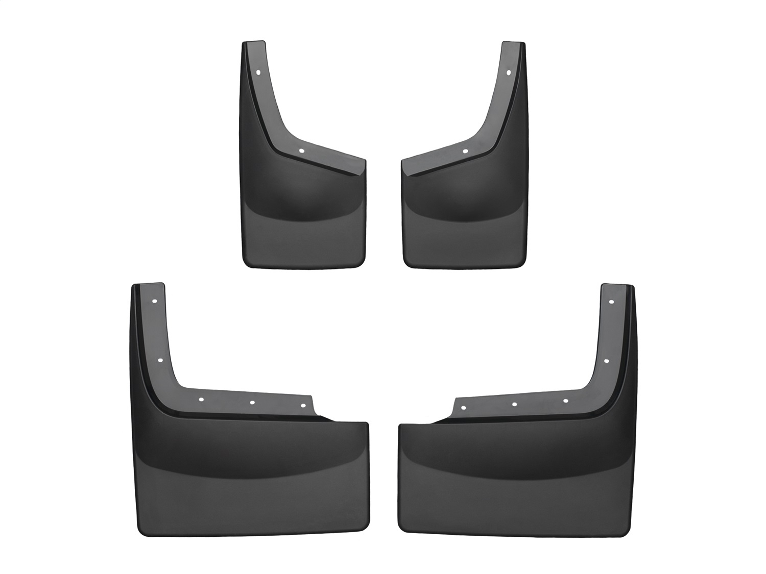 Weathertech 110020-120030 - No-Drill MudFlaps, Molded Rubber