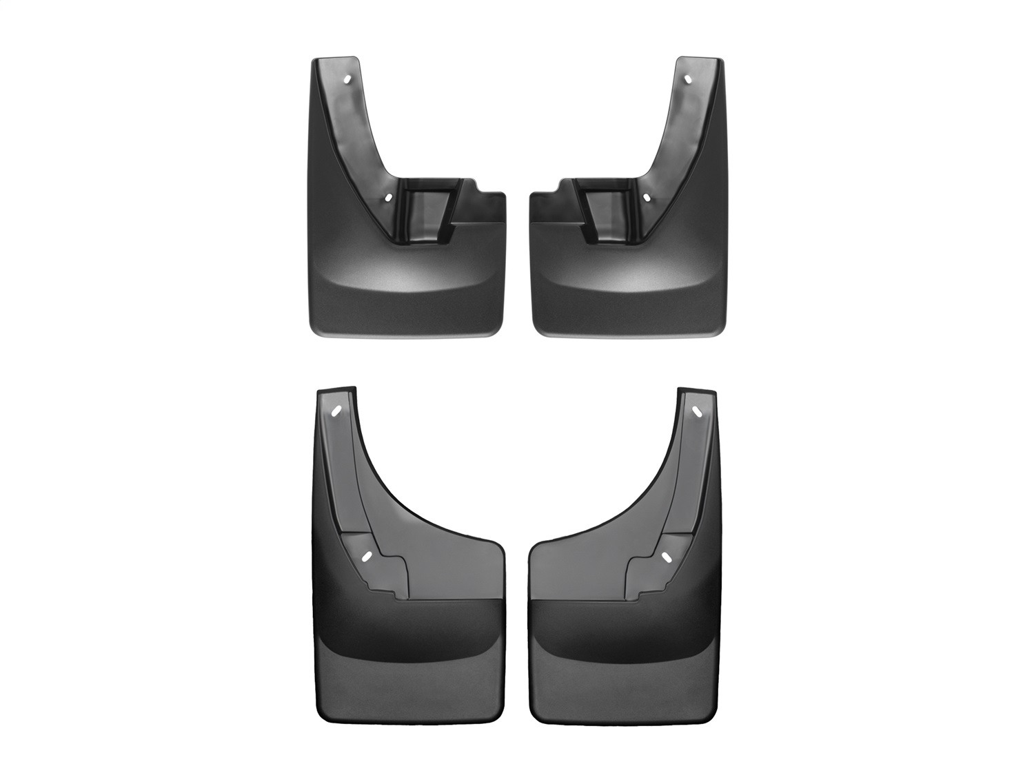 Weathertech 110024-120024 - No-Drill MudFlaps, Molded Rubber