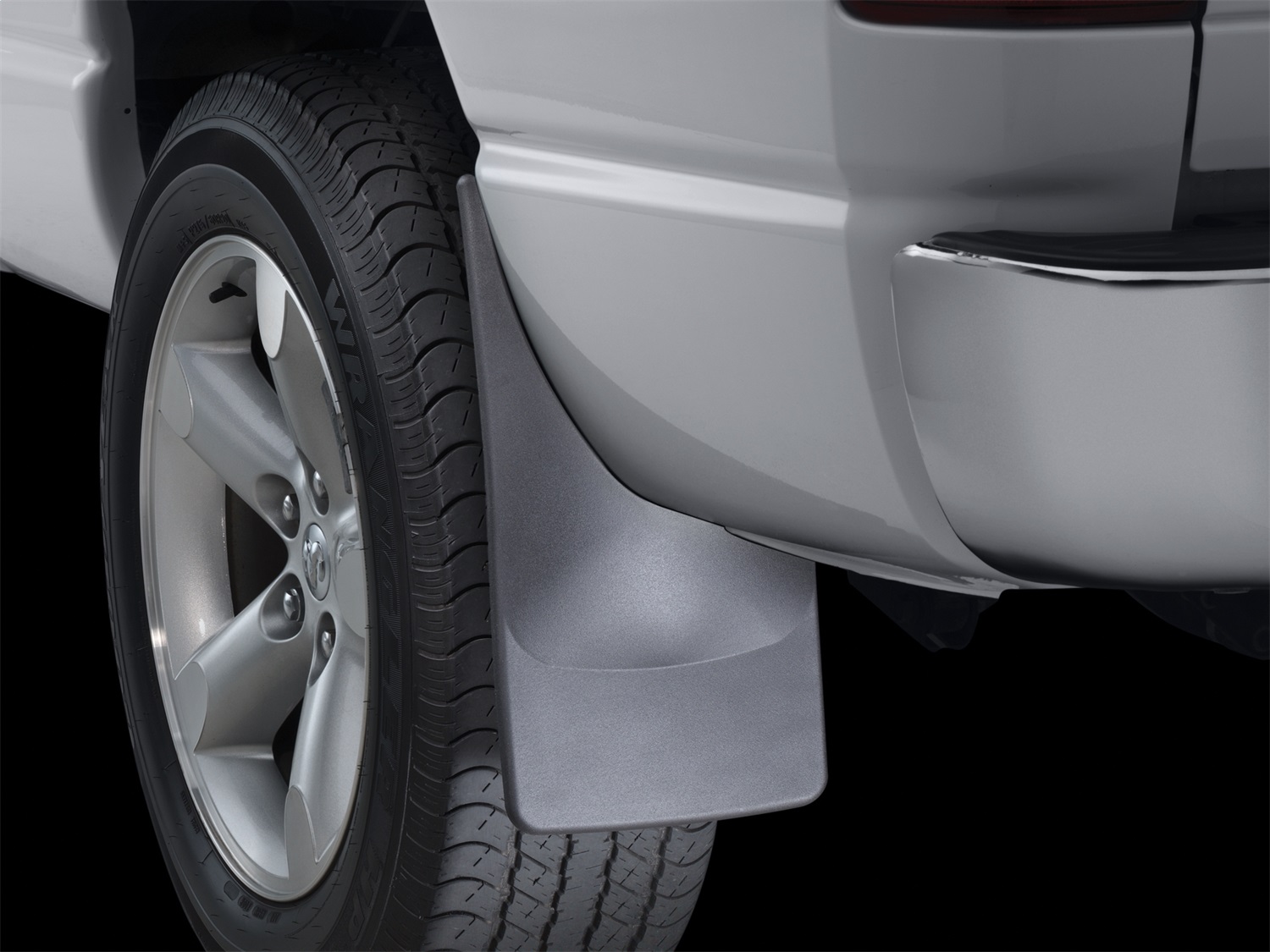 WeatherTech 120007 - No-Drill MudFlaps, 2-Piece Rear, Black