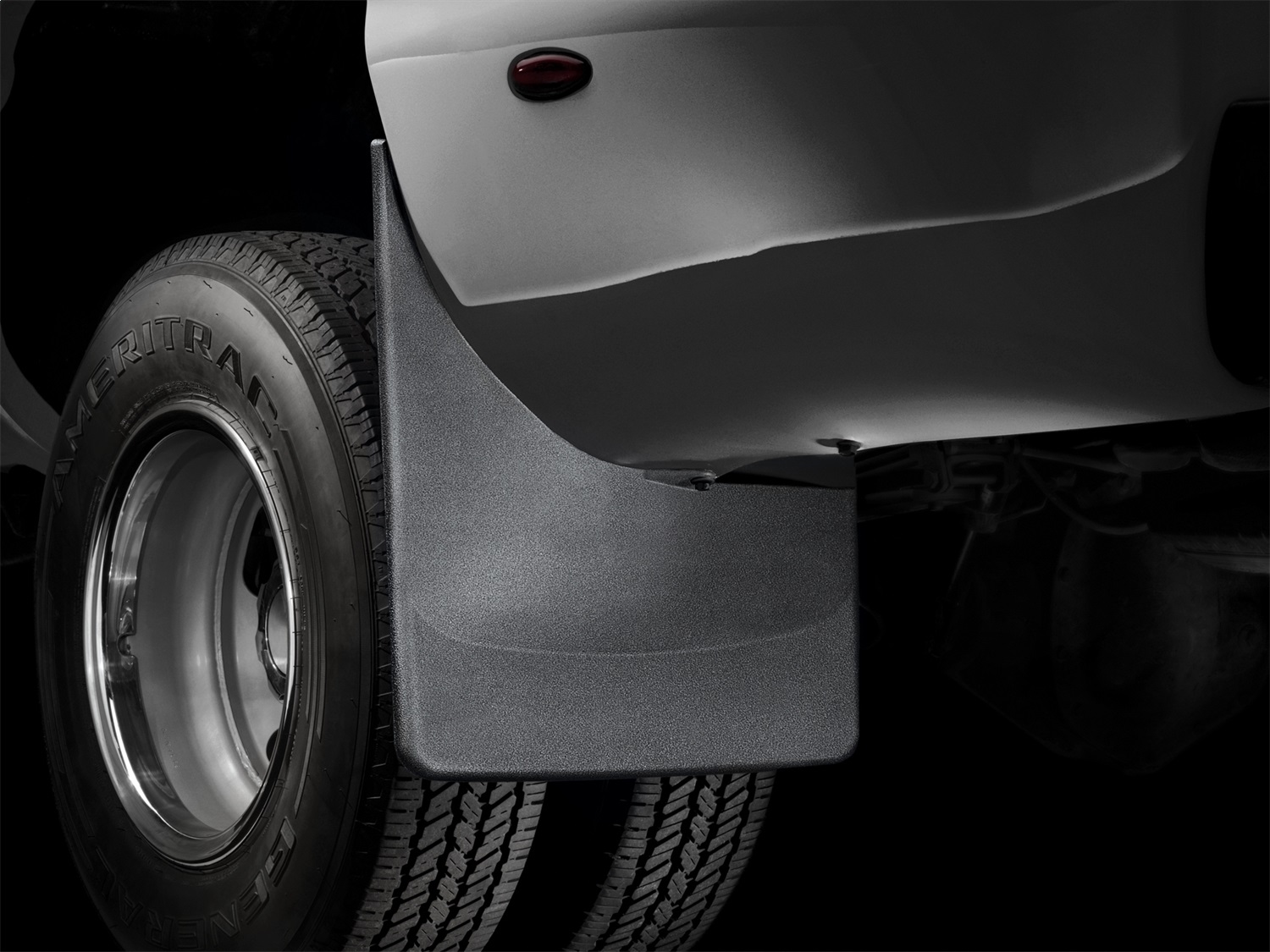 Weathertech 120027 - No-Drill MudFlaps, Black, Molded Rubber