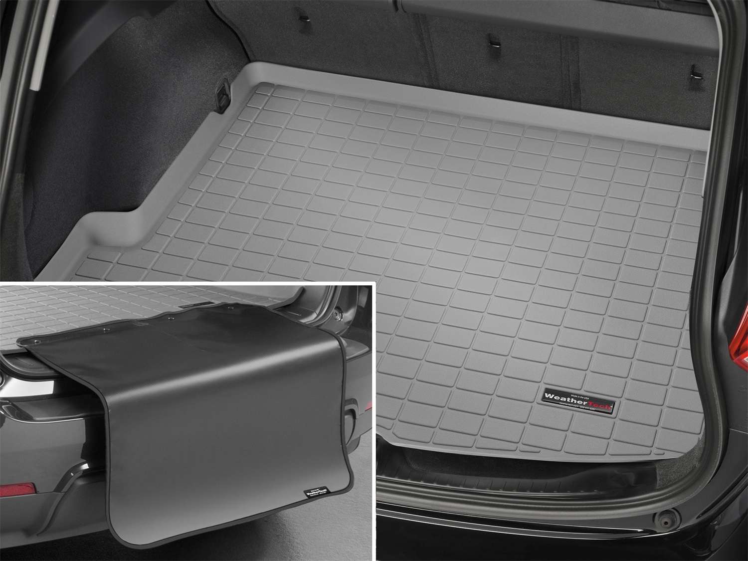 Weathertech 421828SK - Cargo Liner, Gray, TPE - Thermoplastic Elastomer