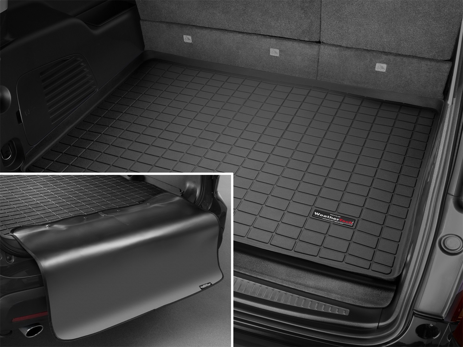 Weathertech 40678SK - Cargo Liner, Black, Rubber