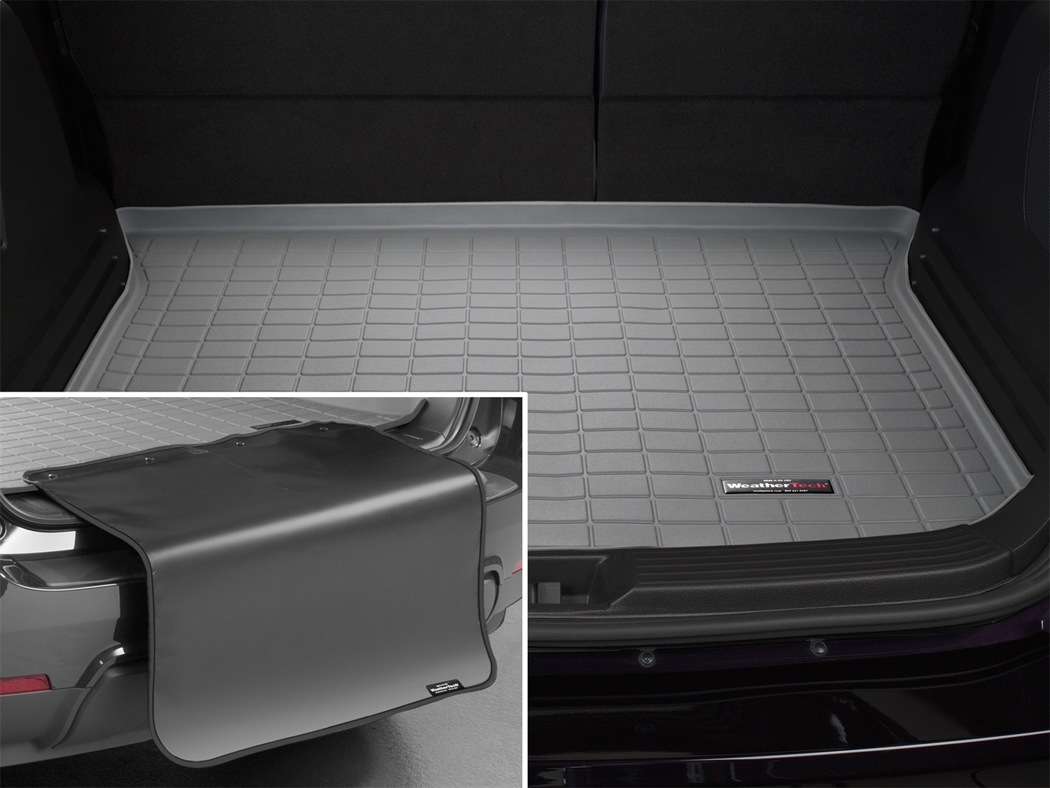 Weathertech 42325SK - Cargo Liner, Gray, Rubber
