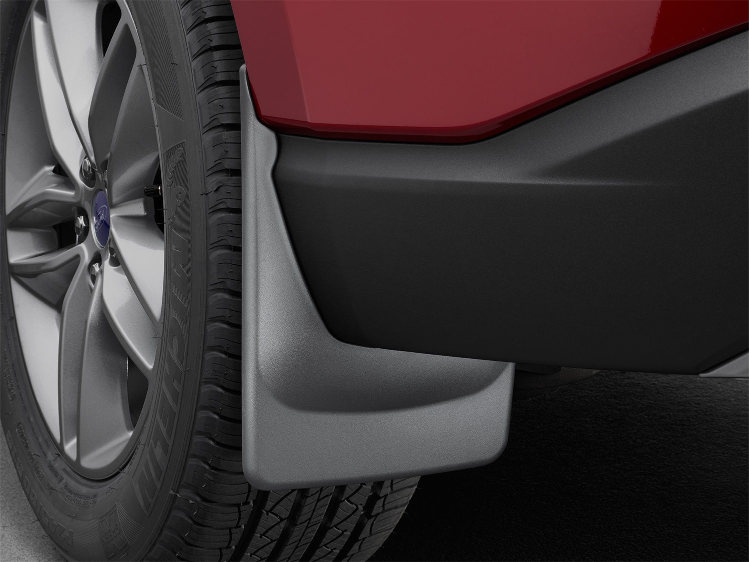 Weathertech 120074 - No-Drill MudFlaps, Black, Molded Rubber