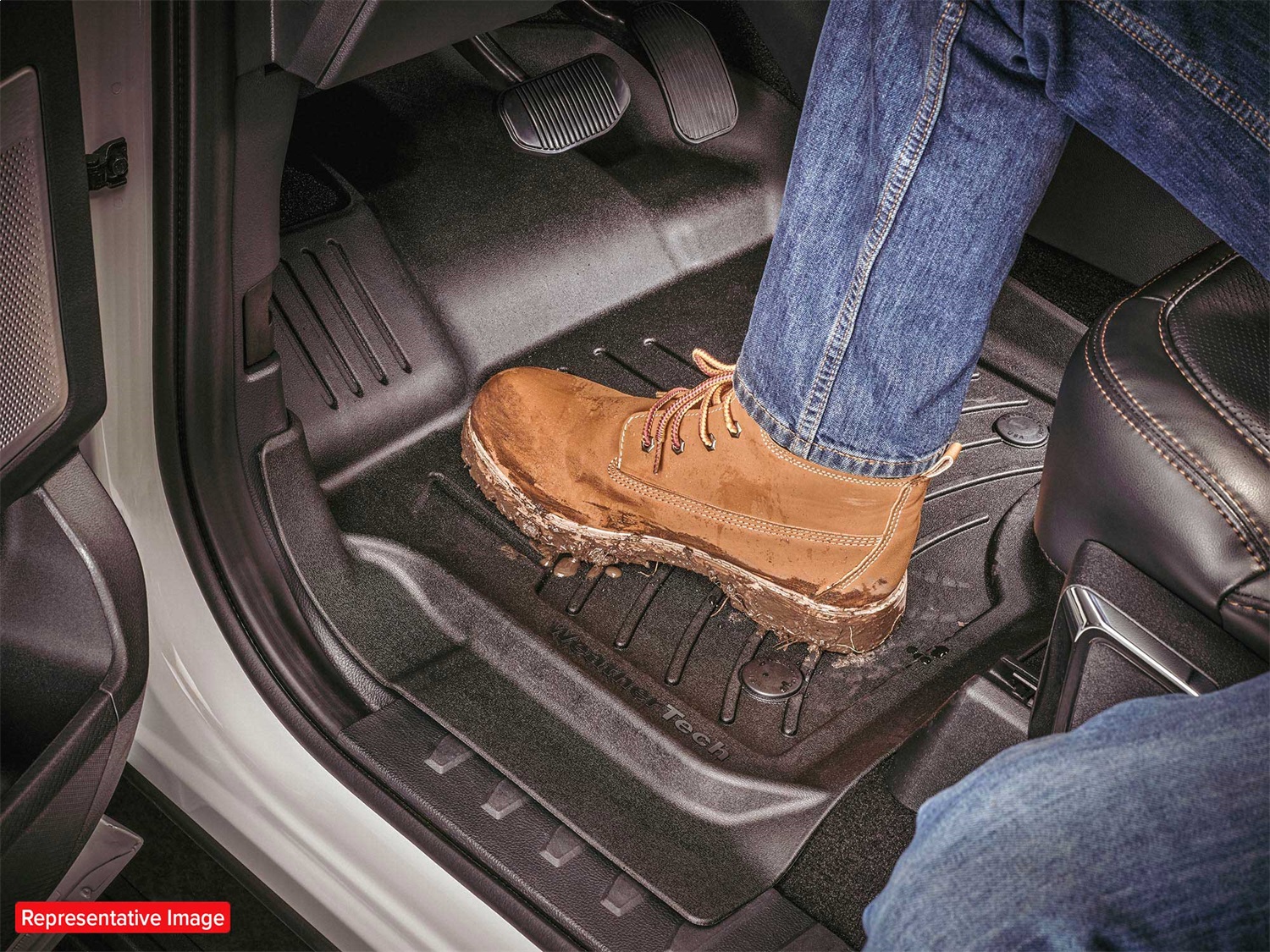 WeatherTech 4619662IM - FloorLiner HP, Gray, Molded