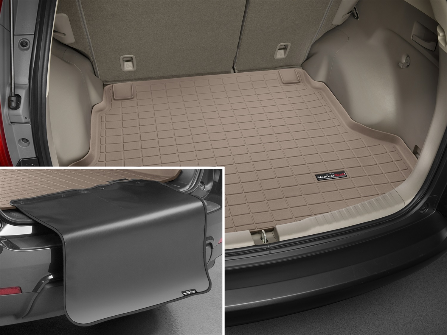 Weathertech 41524SK - Cargo Liner, Tan, Rubber