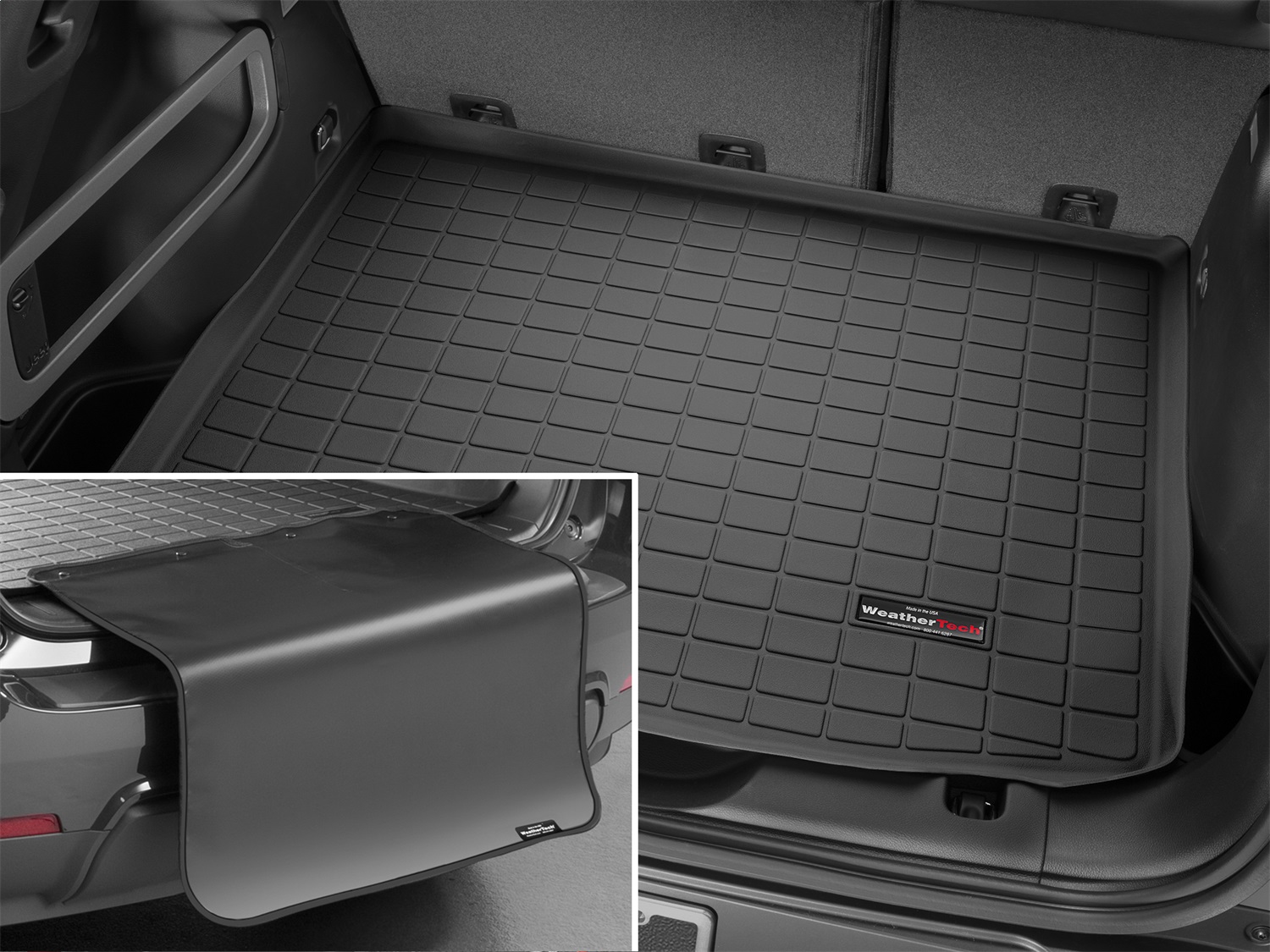 Weathertech 40656SK - Cargo Liner, Black, Rubber