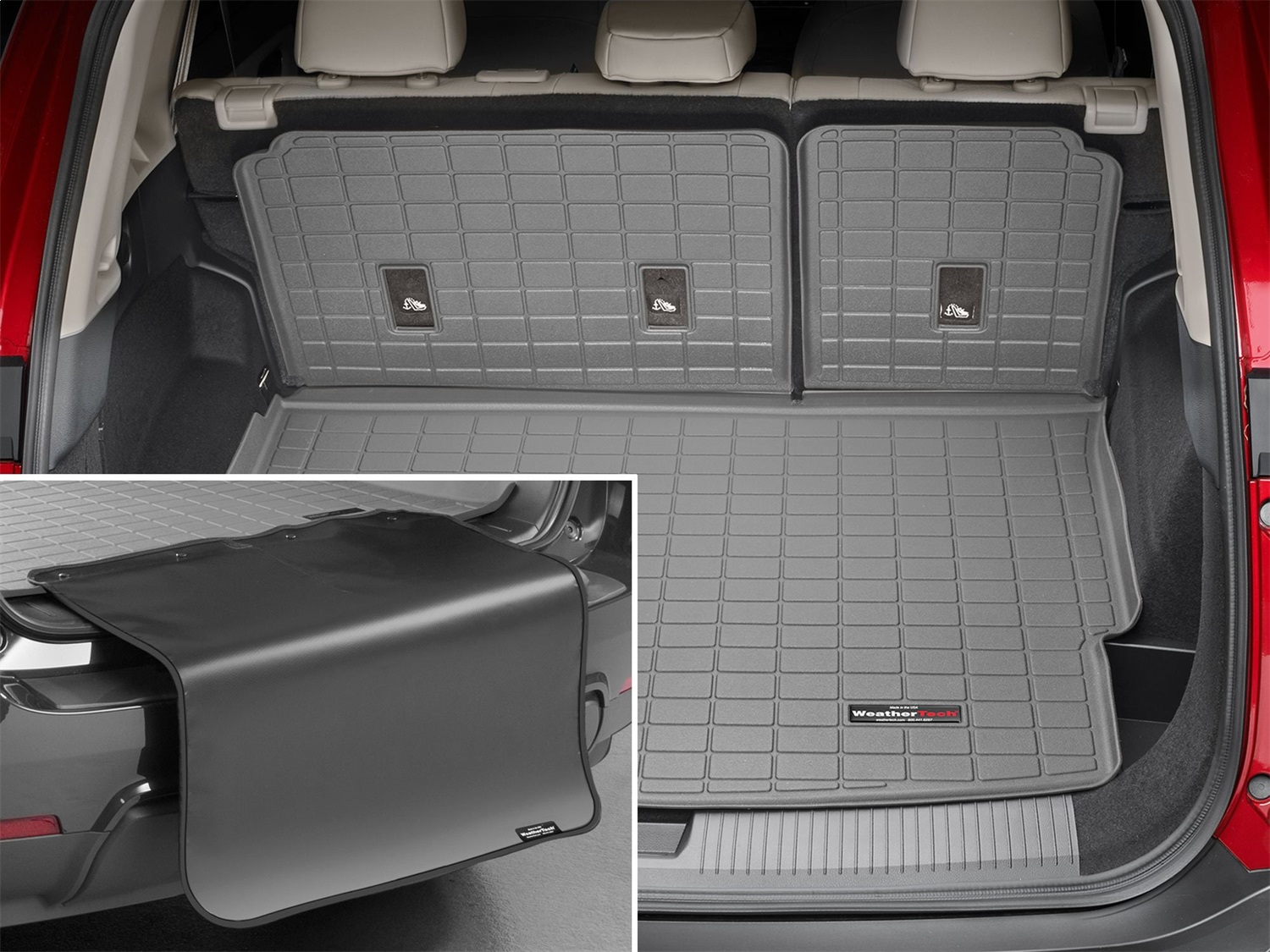 Weathertech 421405SK - Cargo Liner, Gray, Rubber