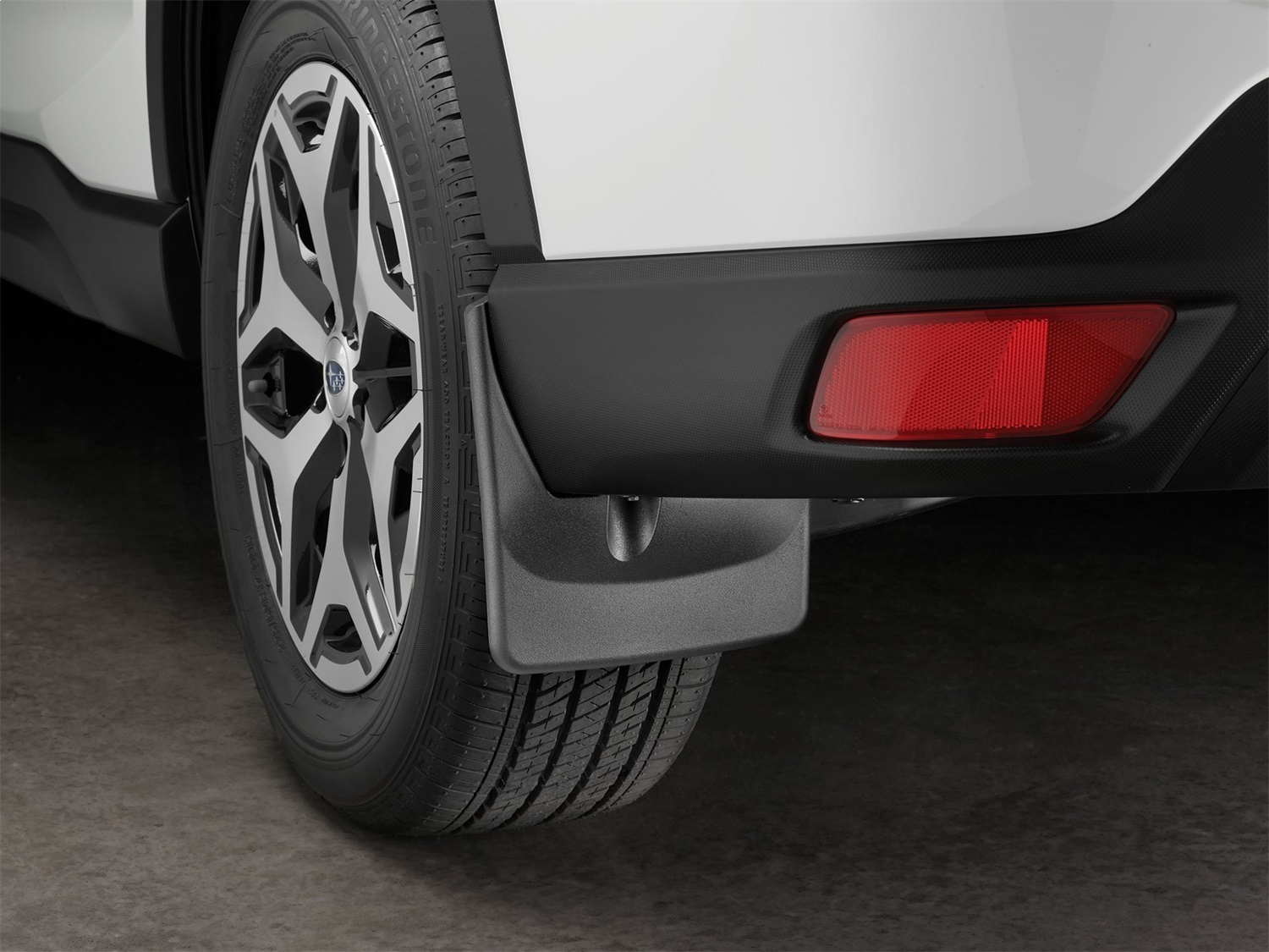 WeatherTech 120101 - No-Drill MudFlaps, Black, Molded Rubber