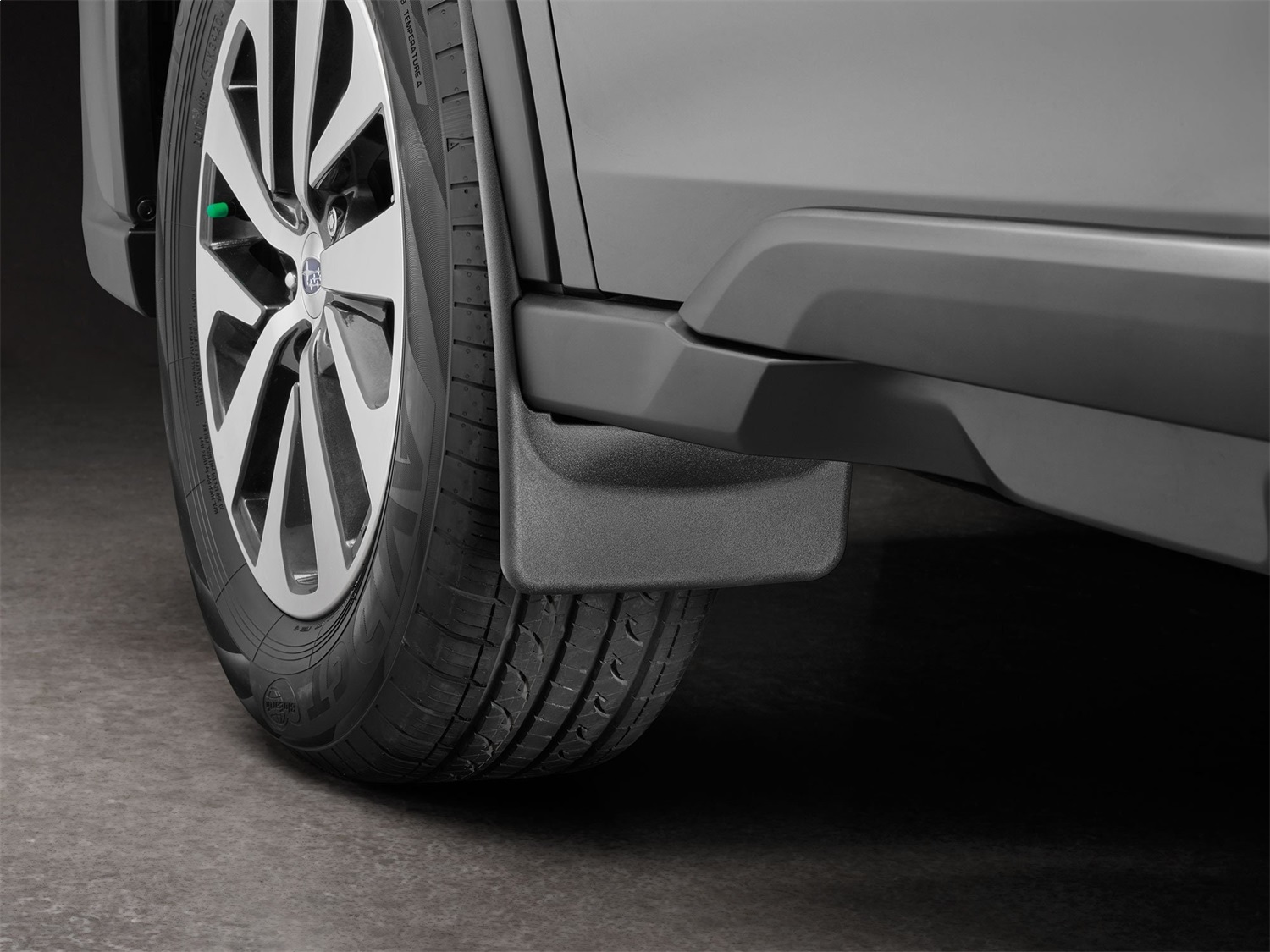 WeatherTech 110115 - No-Drill MudFlaps, Black, Molded Rubber